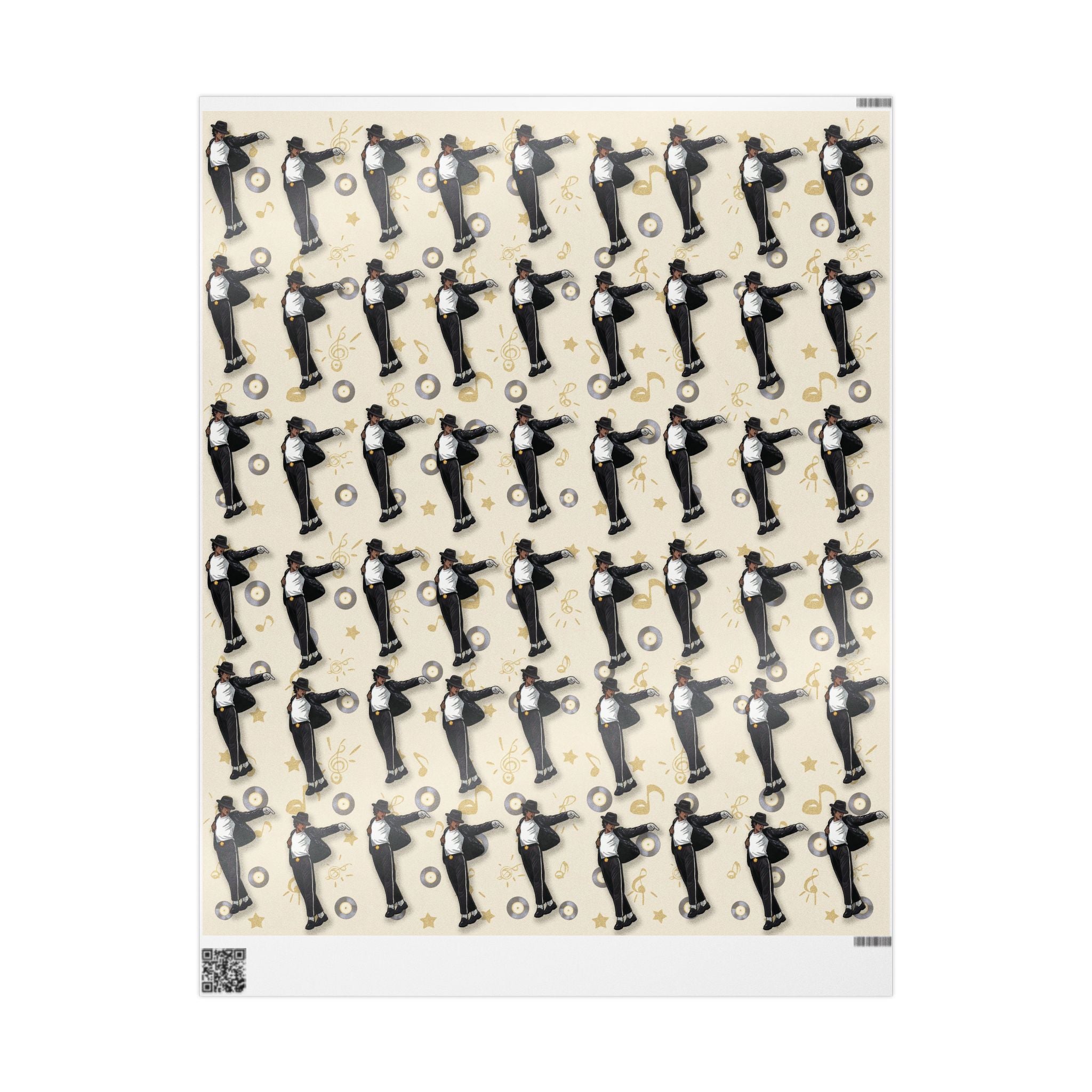 Michael Jackson Billie Jean Wrapping Paper, King of Pop Gift Wrap