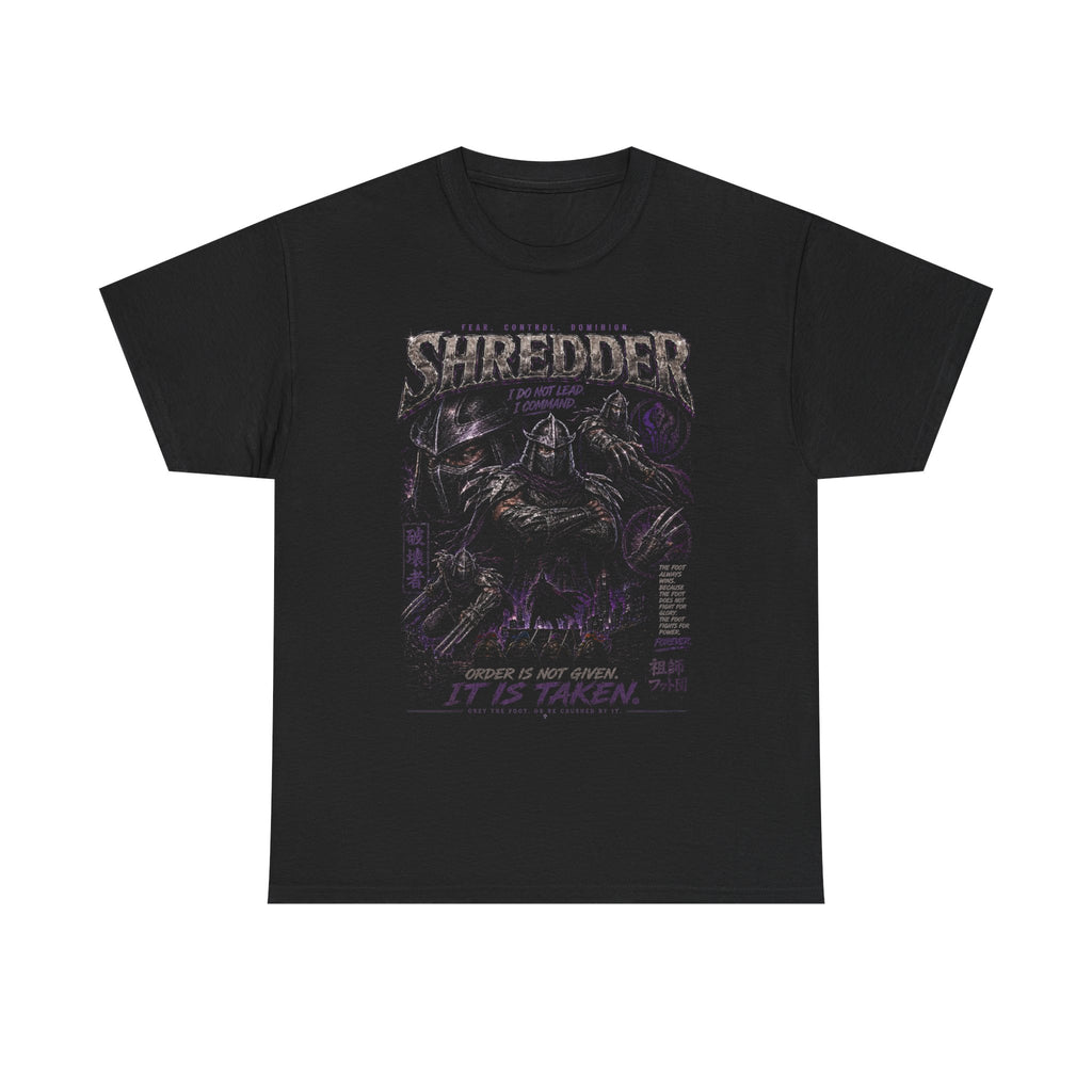 Shredder TMNT Graphic Tee | Vintage Bootleg Comic Book Villain Shirt