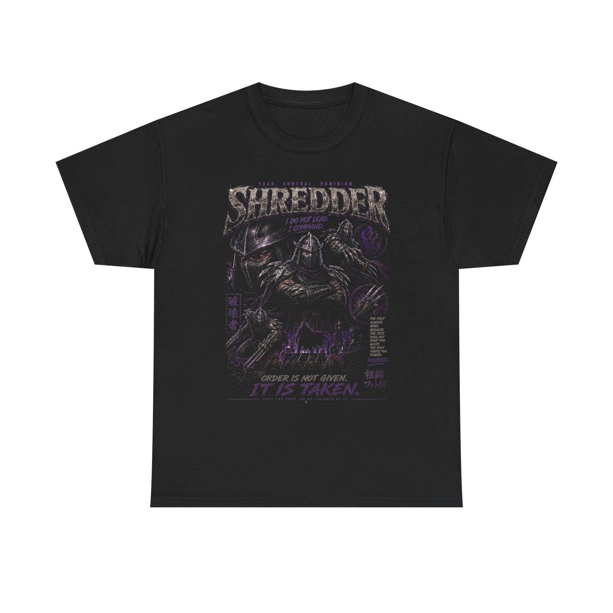 Shredder TMNT Graphic Tee | Vintage Bootleg Comic Book Villain Shirt