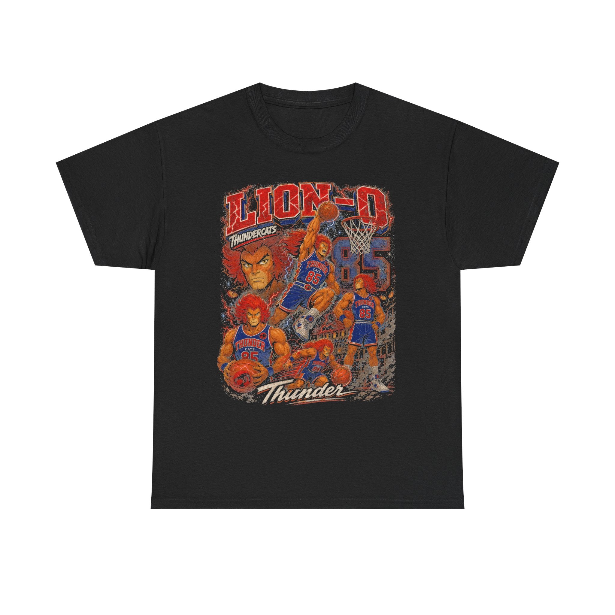 Lion-O Thundercats Basketball Tee | Vintage Bootleg 80s Cartoon Shirt