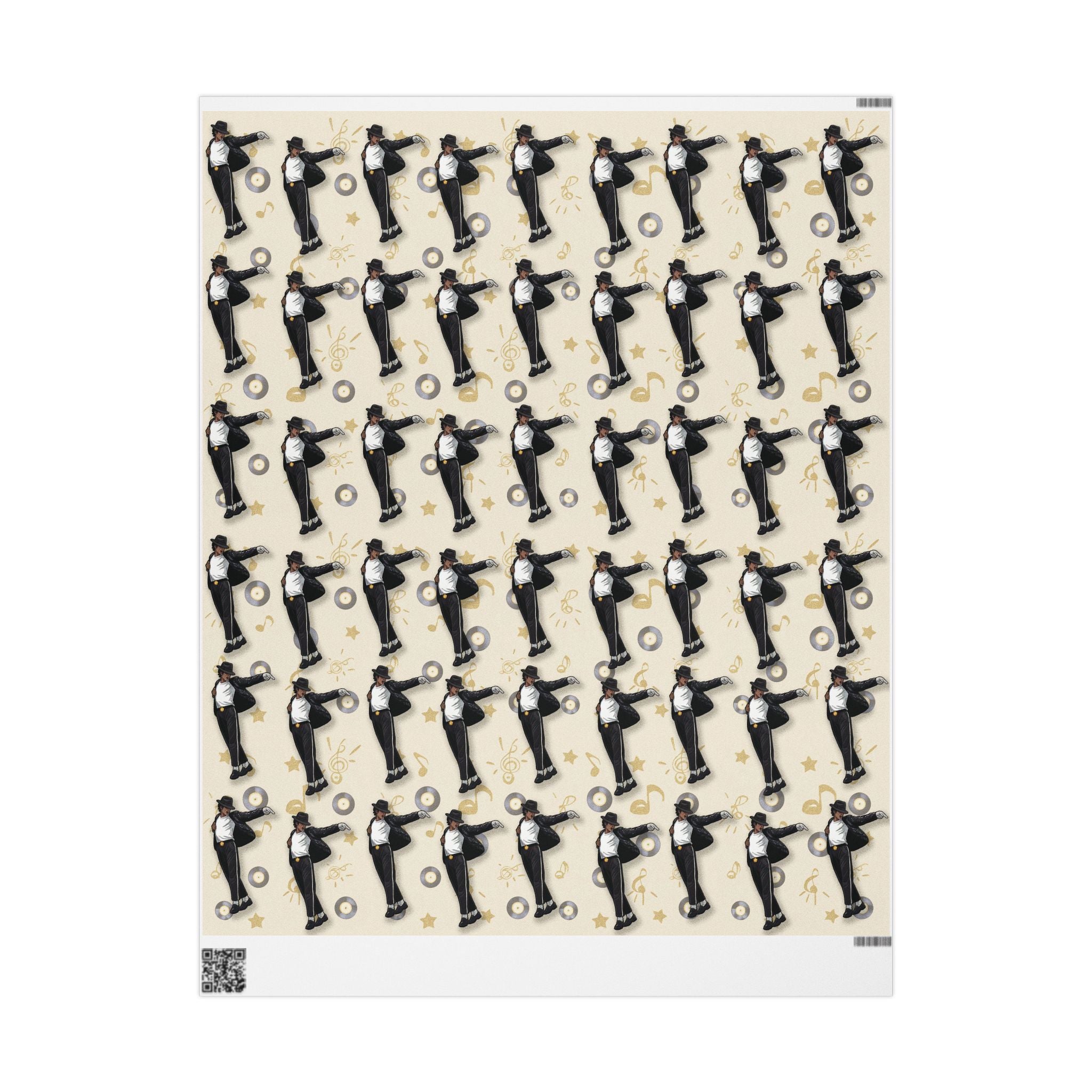 Michael Jackson Billie Jean Wrapping Paper, King of Pop Gift Wrap