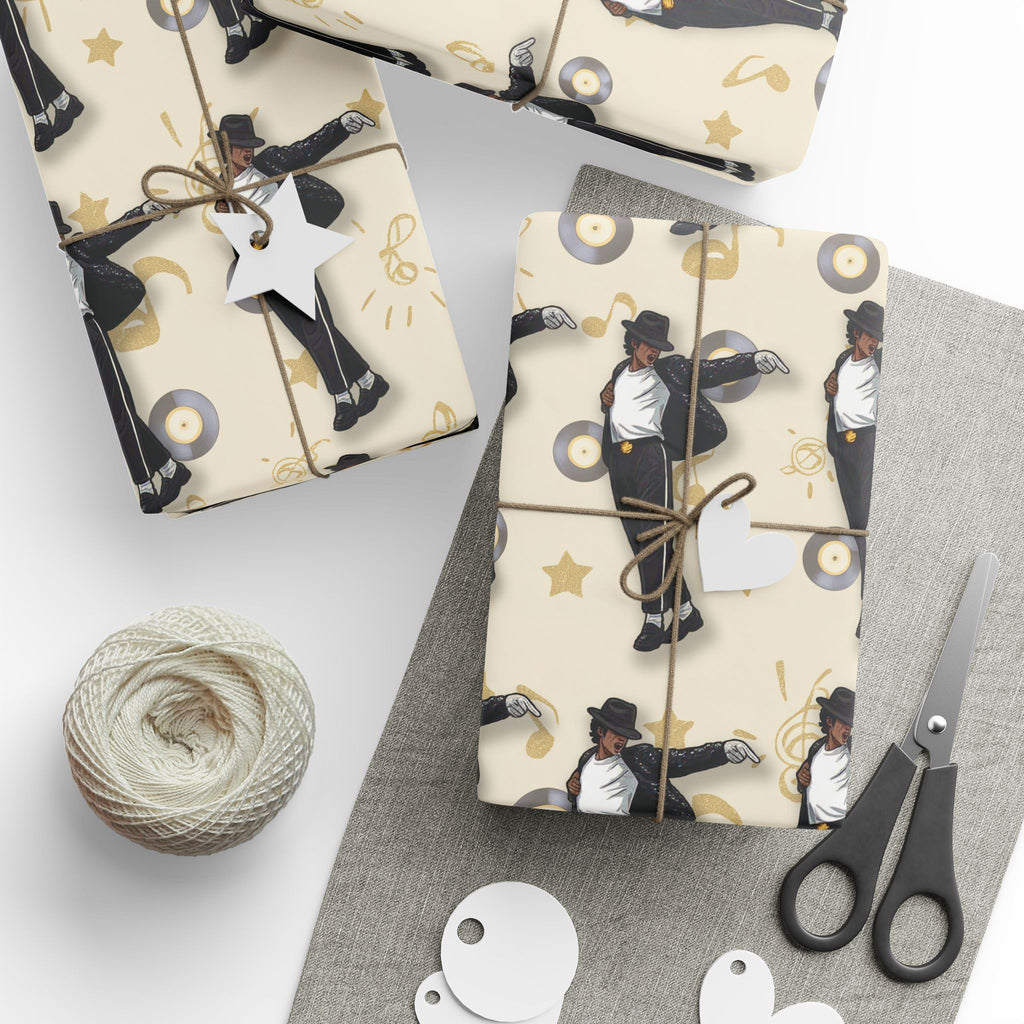 Michael Jackson Billie Jean Wrapping Paper, King of Pop Gift Wrap