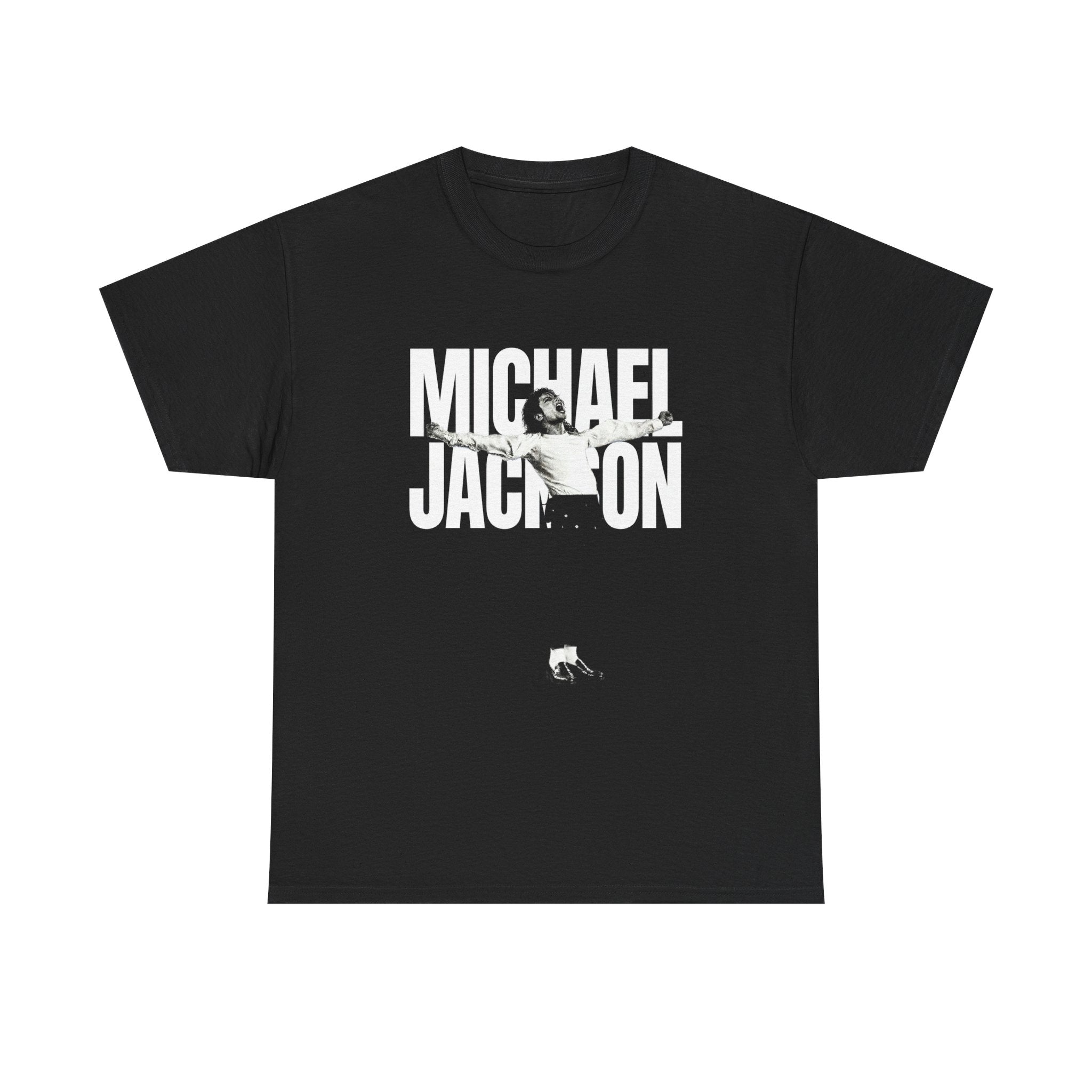 MJ White Text Pop Icon Tee