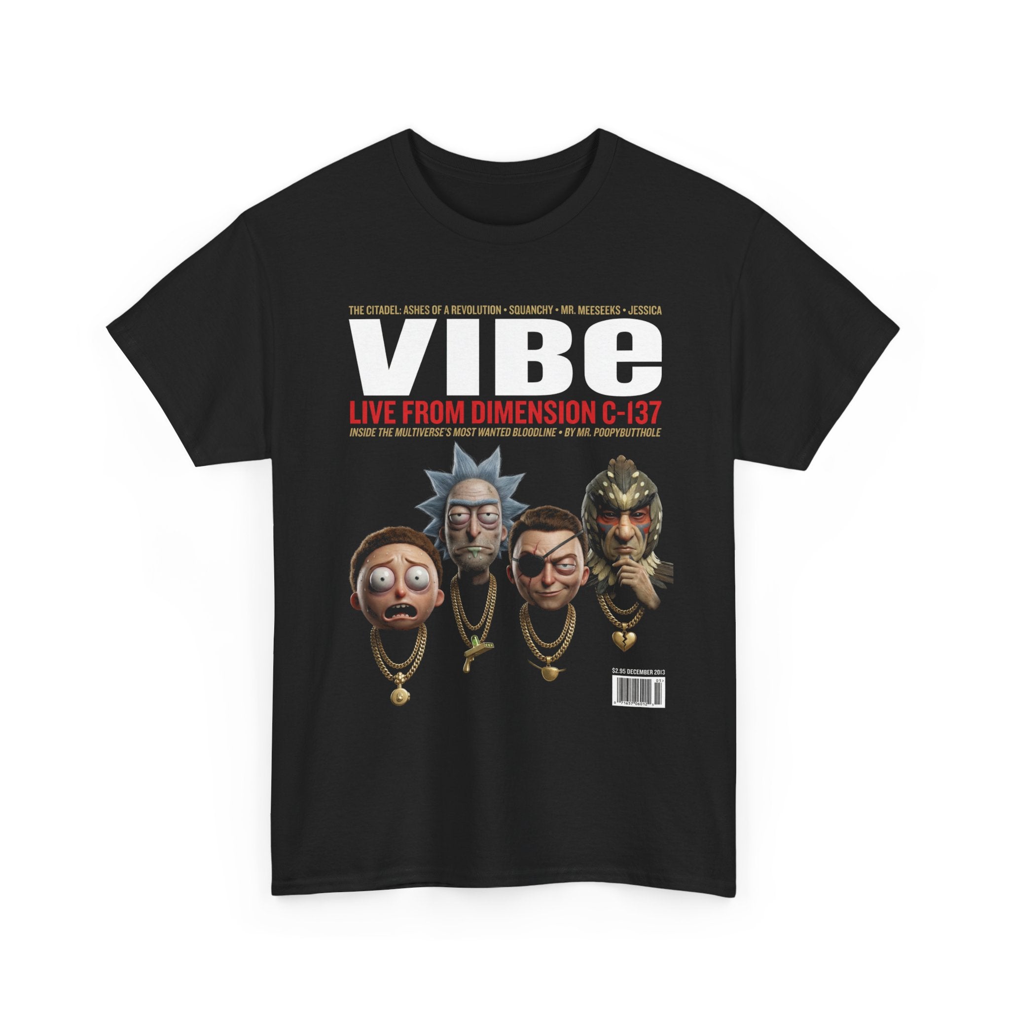 Rick and Morty Vibe Magazine Tee | Hip Hop Parody Unisex T-Shirt