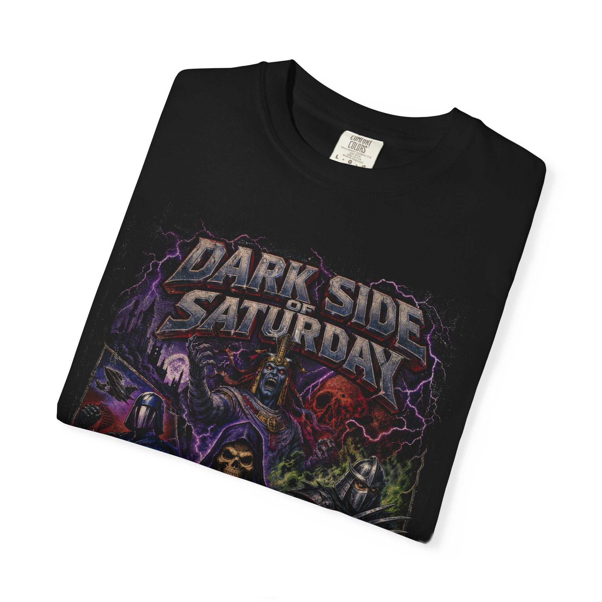 Dark Side of Saturday Villains Tee | Retro 80s Cartoon Bad Guys Shirt