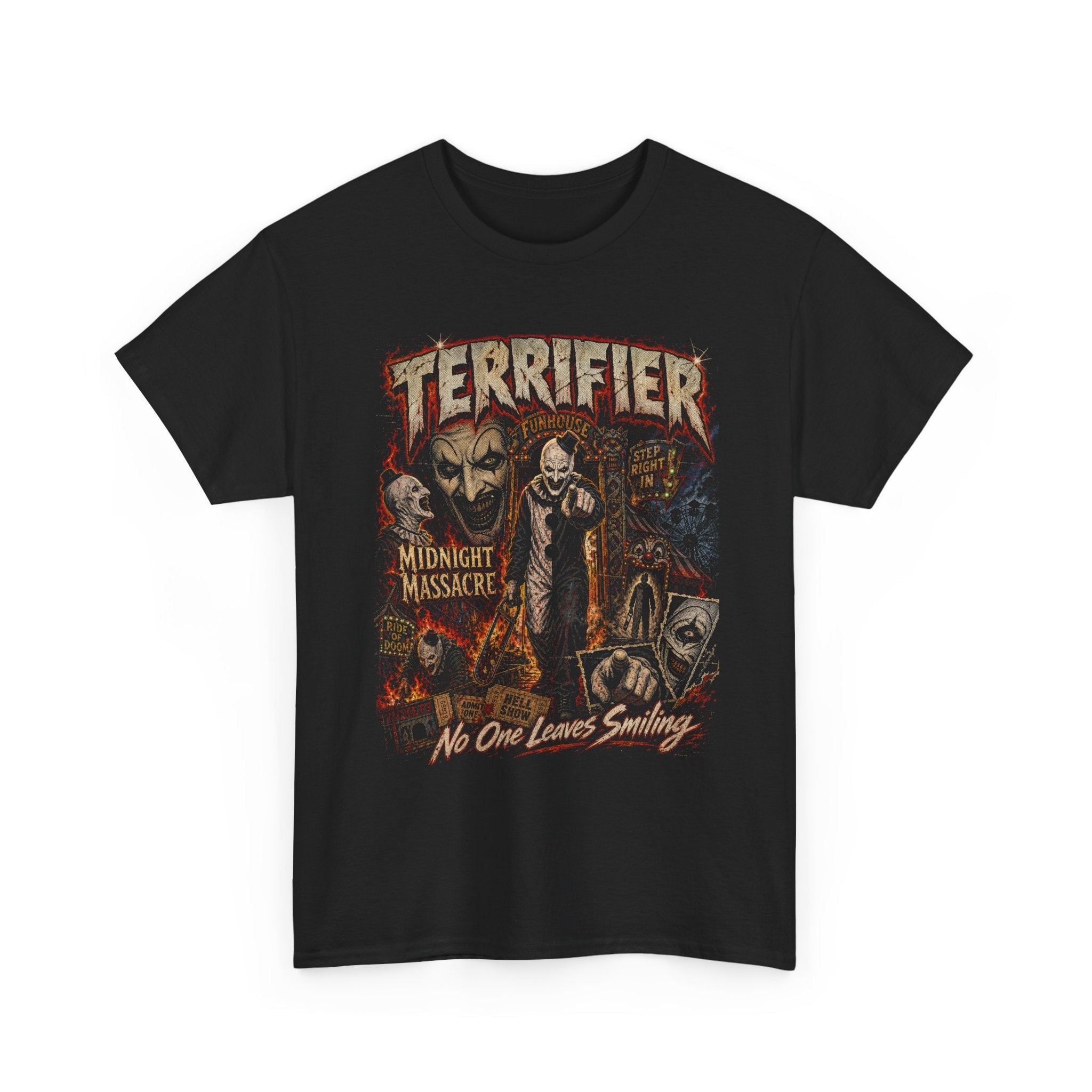 Art the Clown Horror Graphic Tee | Terrifier Slasher Movie Fan Shirt