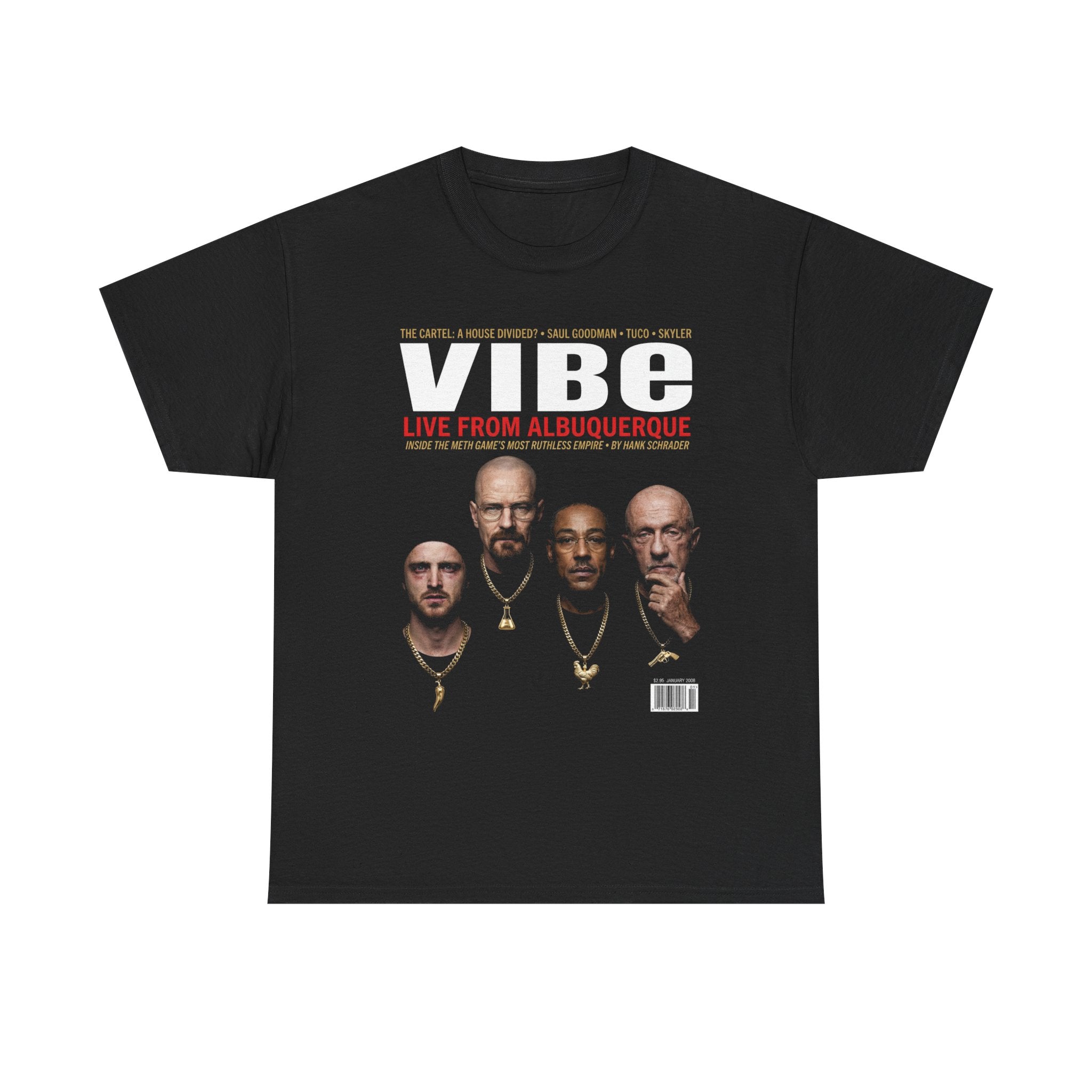 Breaking Bad Vibe Magazine Tee | Vintage Bootleg Crime Drama Shirt