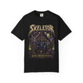 Skeletor Evil Never Rests Graphic Tee | Vintage Heavy Metal Fantasy Shirt