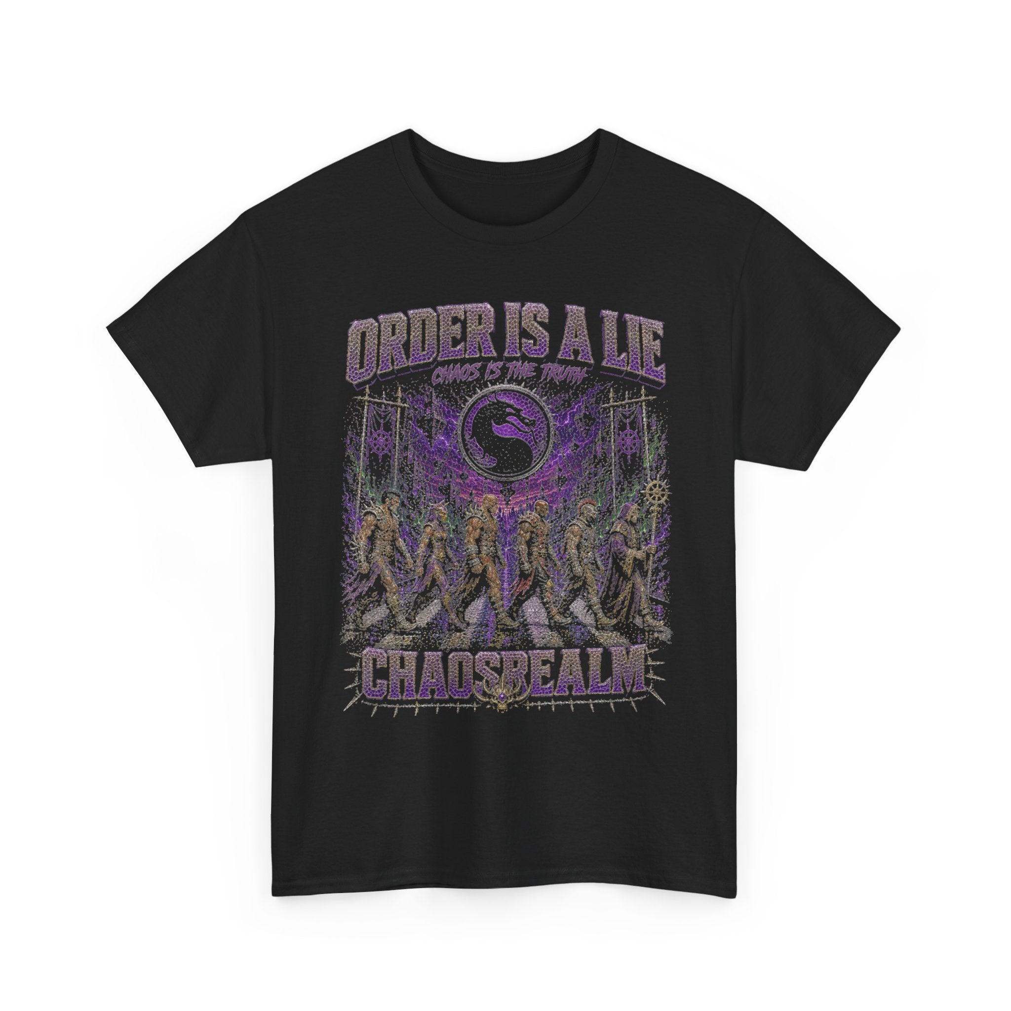 Chaos Realm Warlord Tee | Vintage Bootleg Fighting Game Shirt