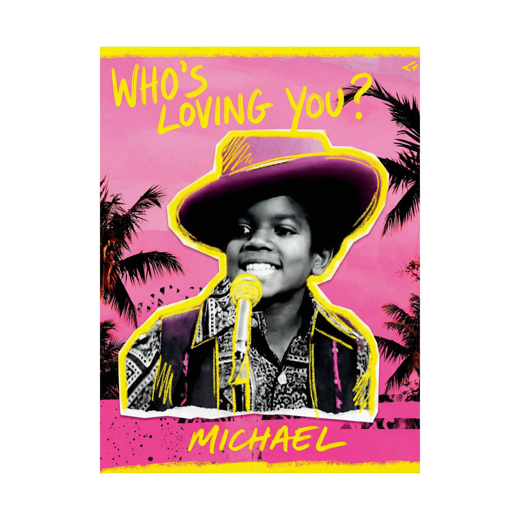 Michael Jackson Who's Loving You Poster Young MJ Pop Art Print Gift