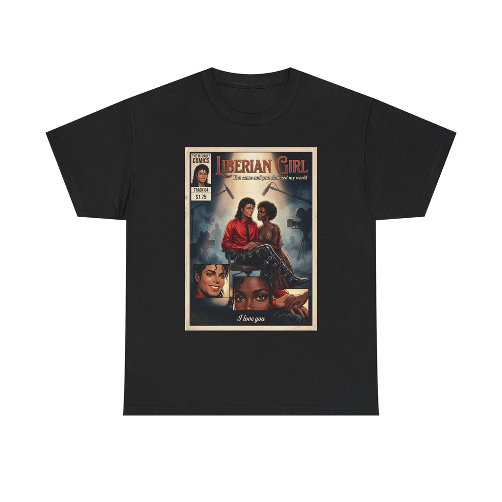 Michael Jackson Liberian Girl Comic Tee