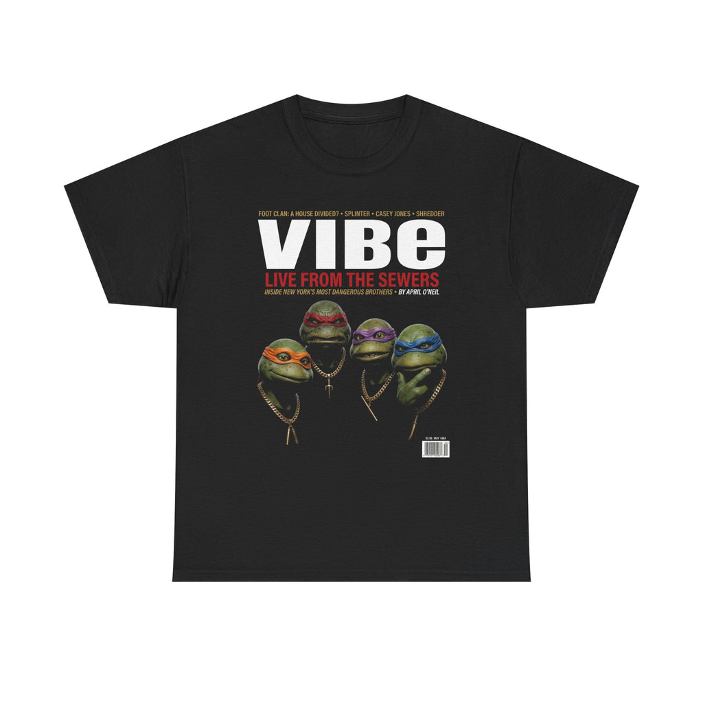 TMNT Vibe Magazine Tee | Vintage Hip Hop Parody Shirt