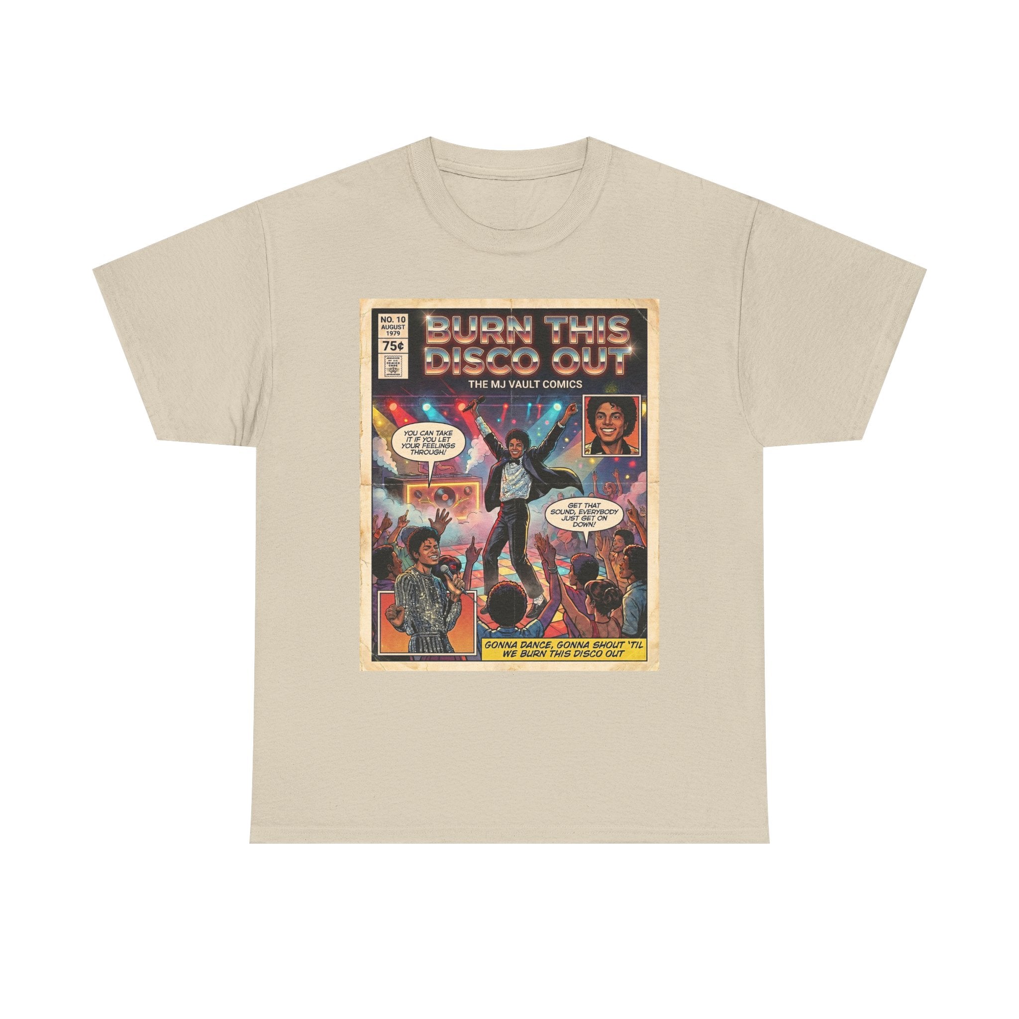 MJ Burn This Disco Out Comic Tee
