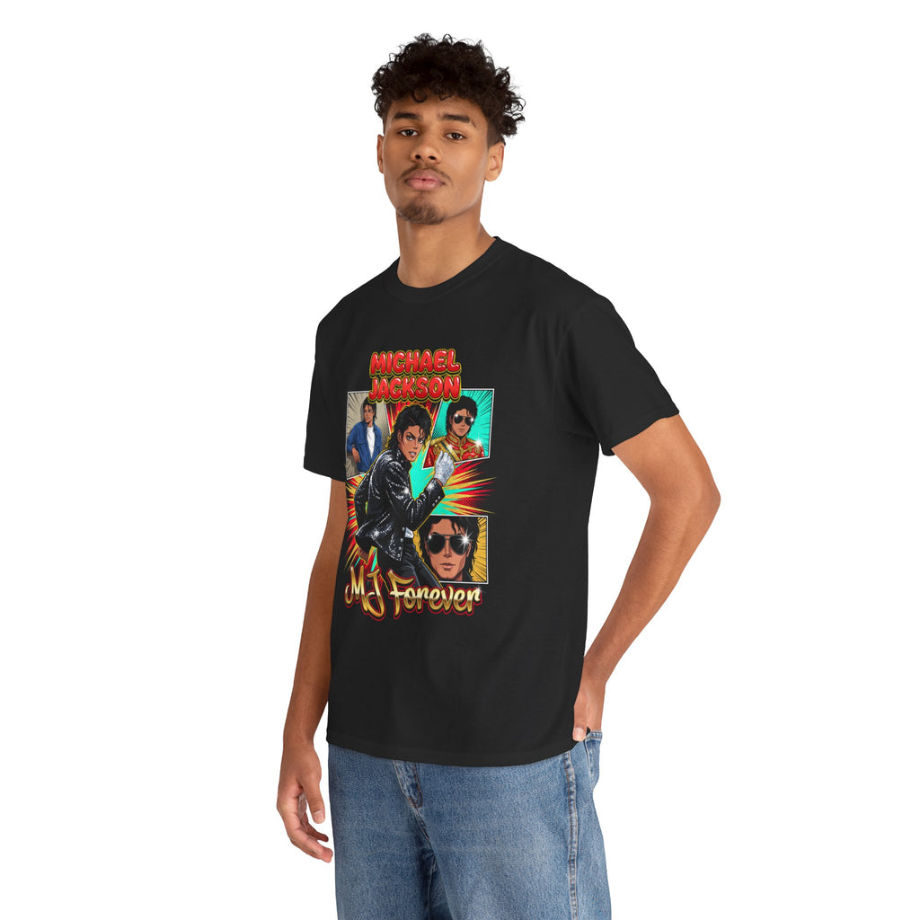 Michael Jackson MJ Forever Anime Comic Style Tee