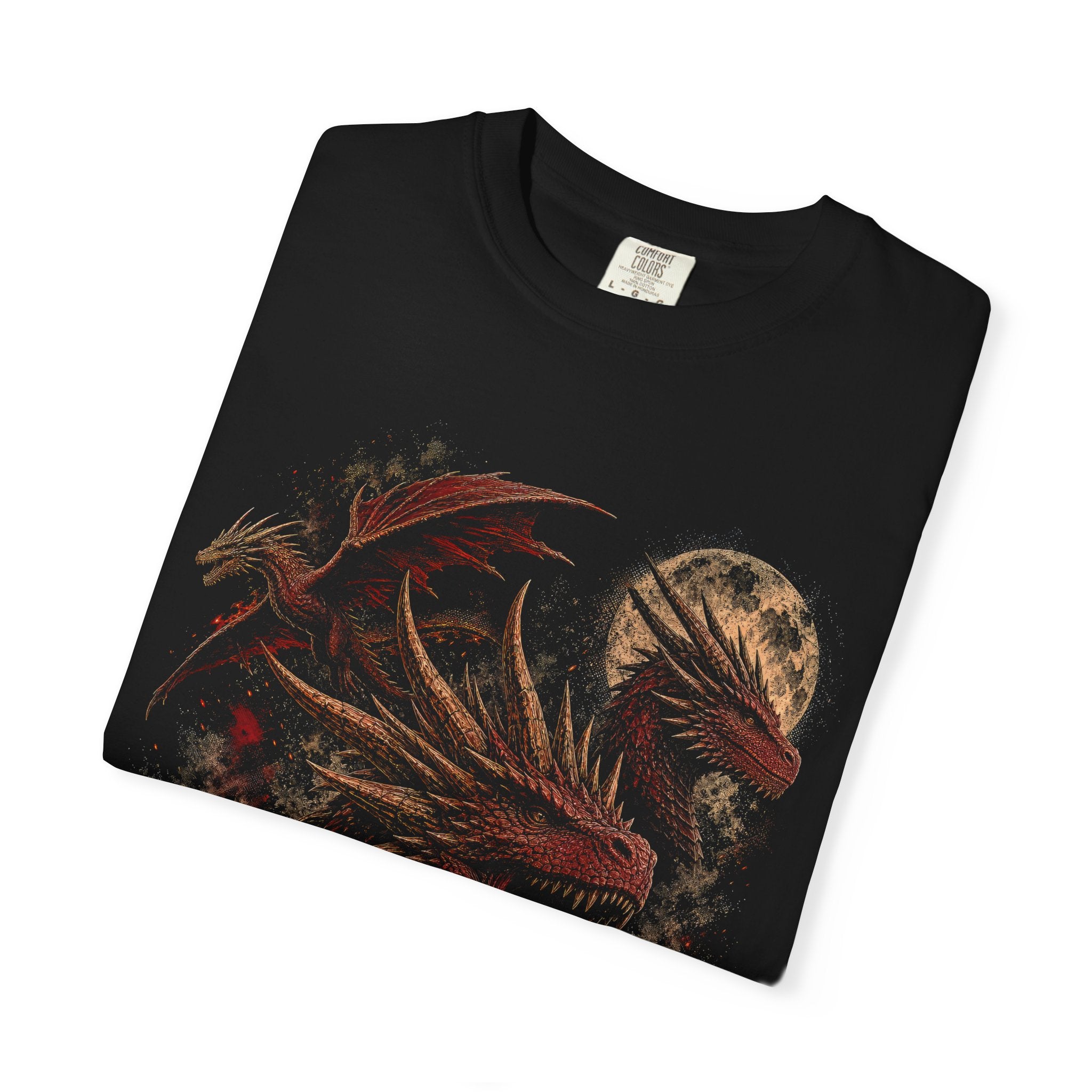 Meleys Dragon T-Shirt | House of the Dragon Distressed Fantasy Comfort Colors Tee