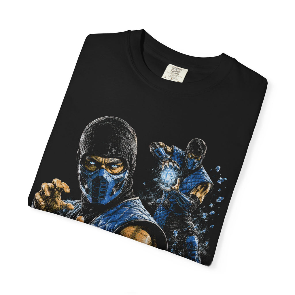 Sub-Zero Mortal Kombat Tee | Halftone Gaming Graphic Unisex Shirt