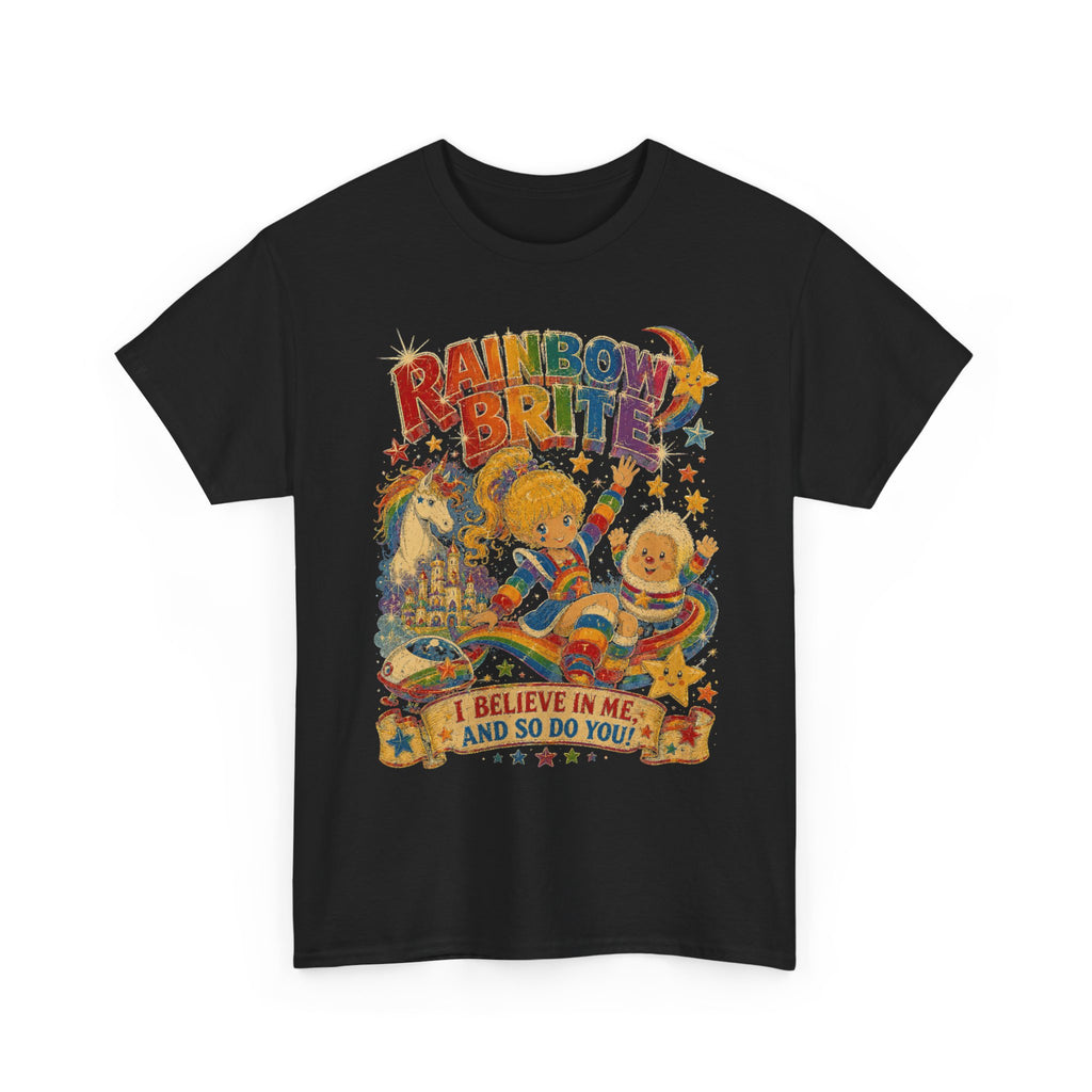 Rainbow Brite Vintage Tee | Retro 80s Cartoon Distressed Shirt