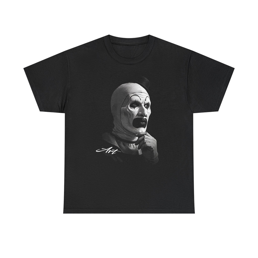 Art the Clown Halftone T-Shirt | Terrifier Horror Tee | Slasher Movie Fan Gift | Creepy Clown
