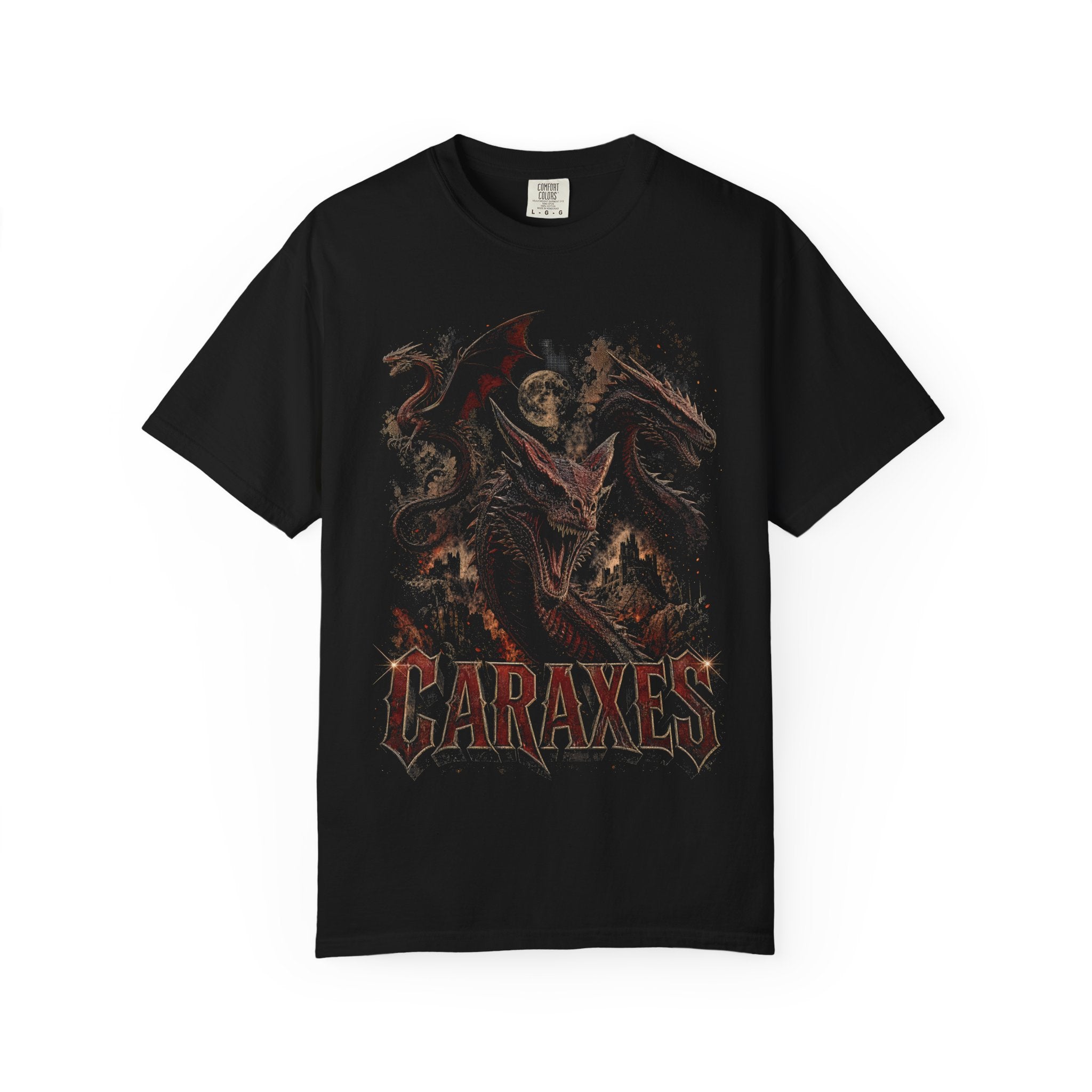 Caraxes Dragon T-Shirt | House of the Dragon Grunge Tee