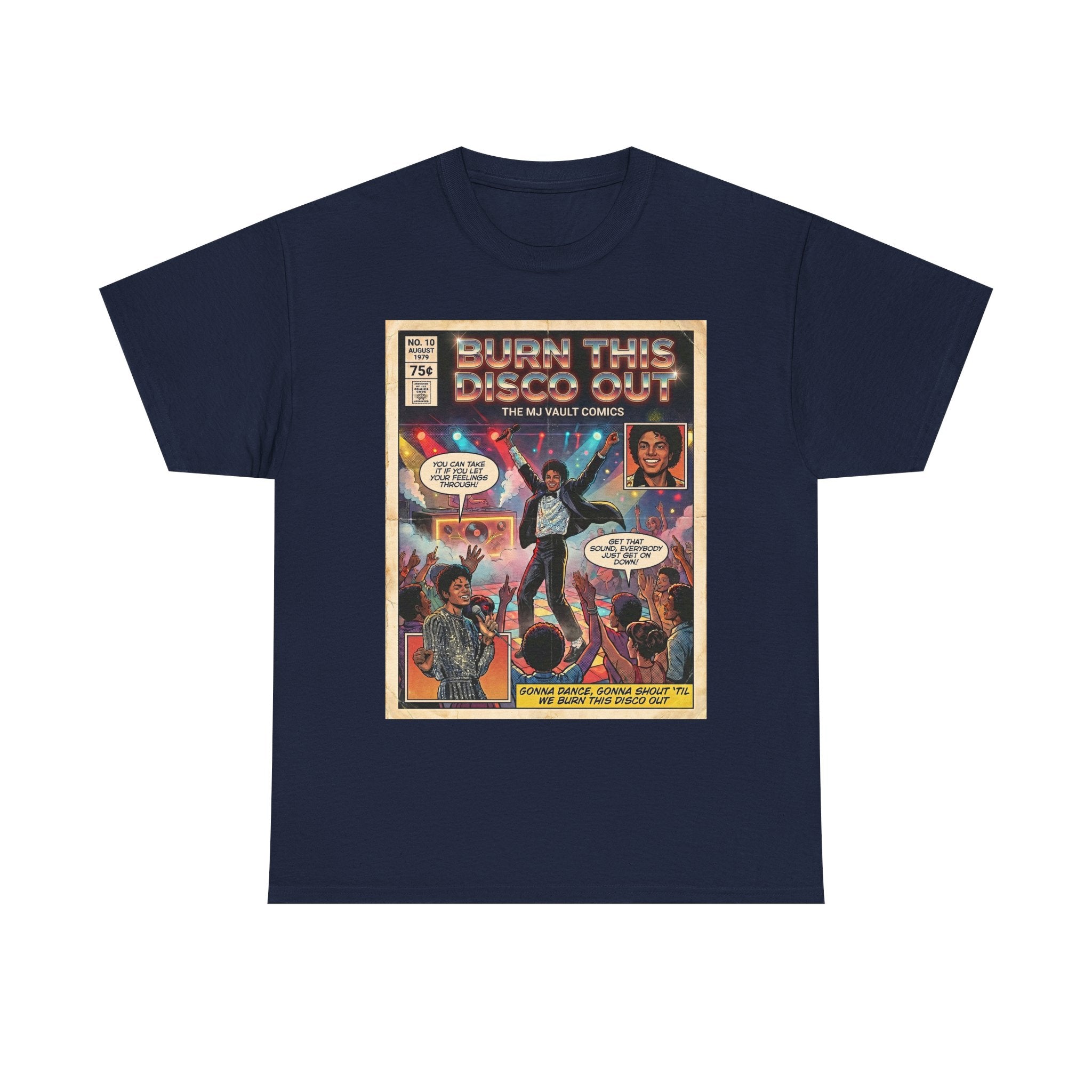 MJ Burn This Disco Out Comic Tee