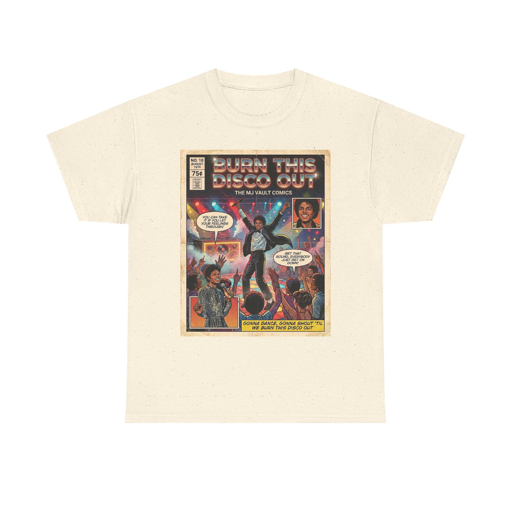 MJ Burn This Disco Out Comic Tee