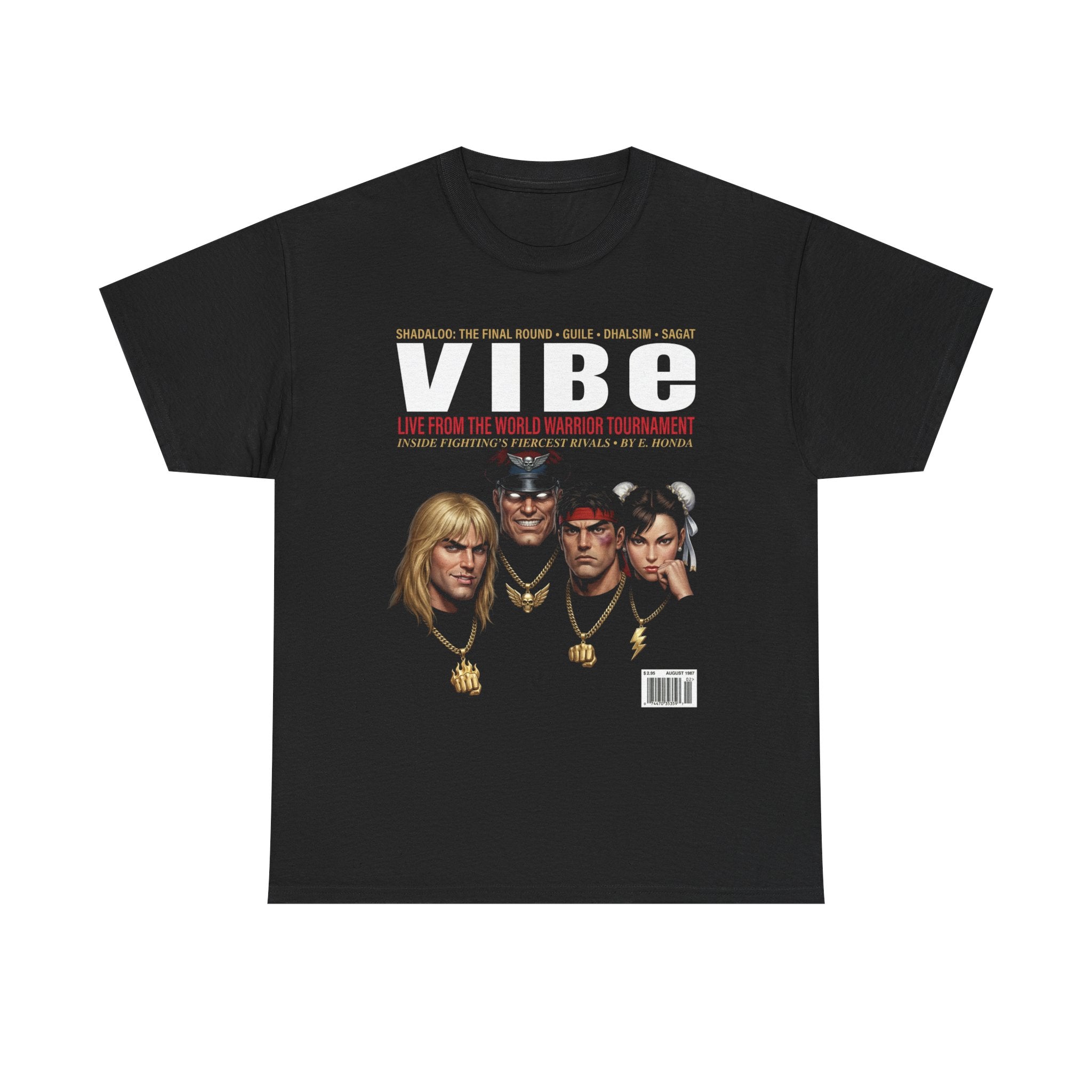 Street Fighter Vibe Magazine Tee | Retro 90s Gaming Unisex Shirt