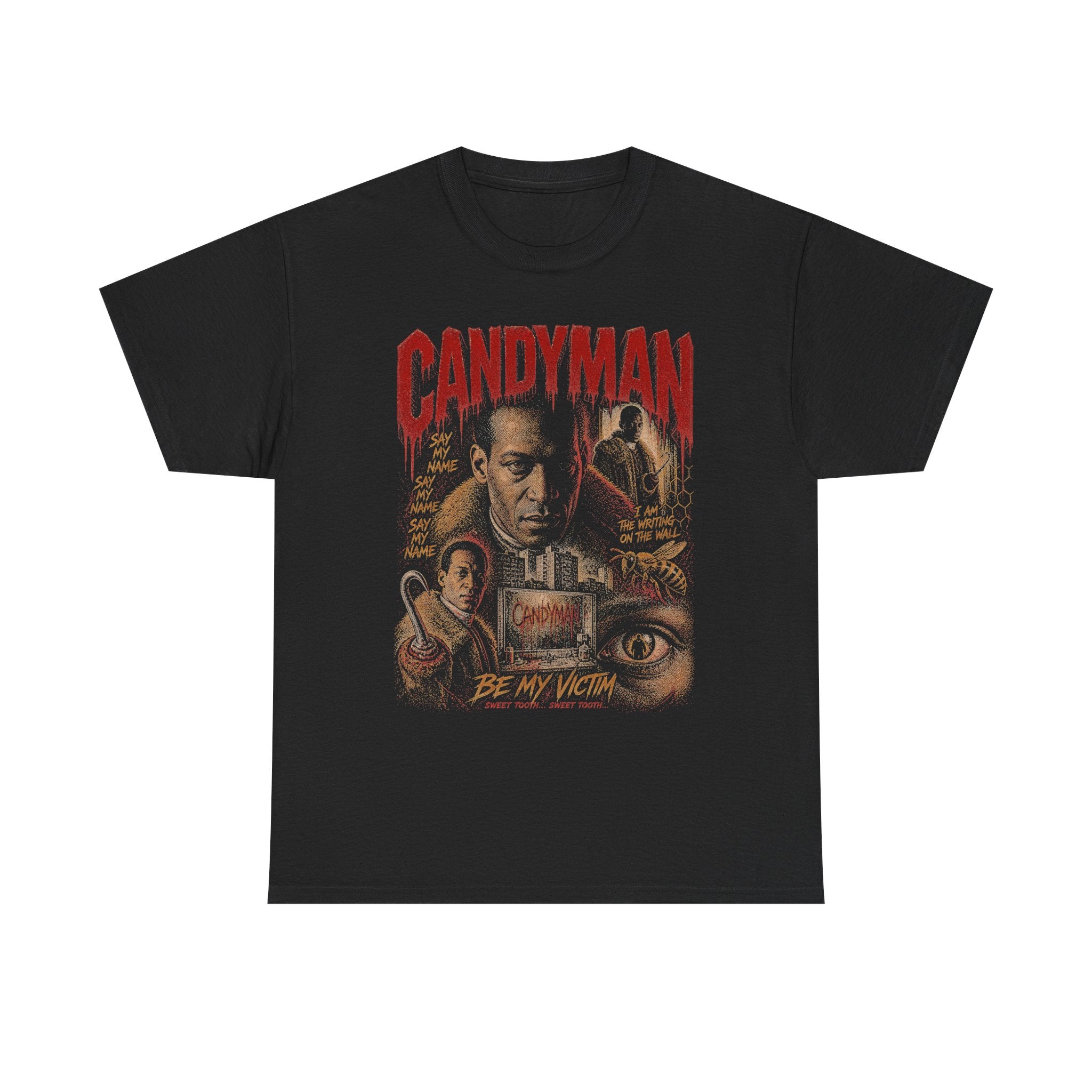 Candyman horror poster T Shirt | Vintage style movie art,Be My Victim design
