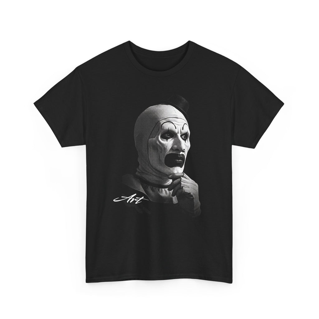 Art the Clown Halftone T-Shirt | Terrifier Horror Tee | Slasher Movie Fan Gift | Creepy Clown
