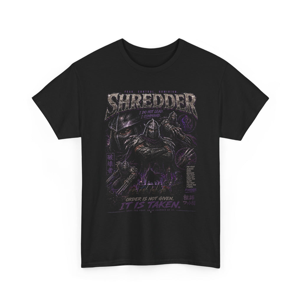 Shredder TMNT Graphic Tee | Vintage Bootleg Comic Book Villain Shirt
