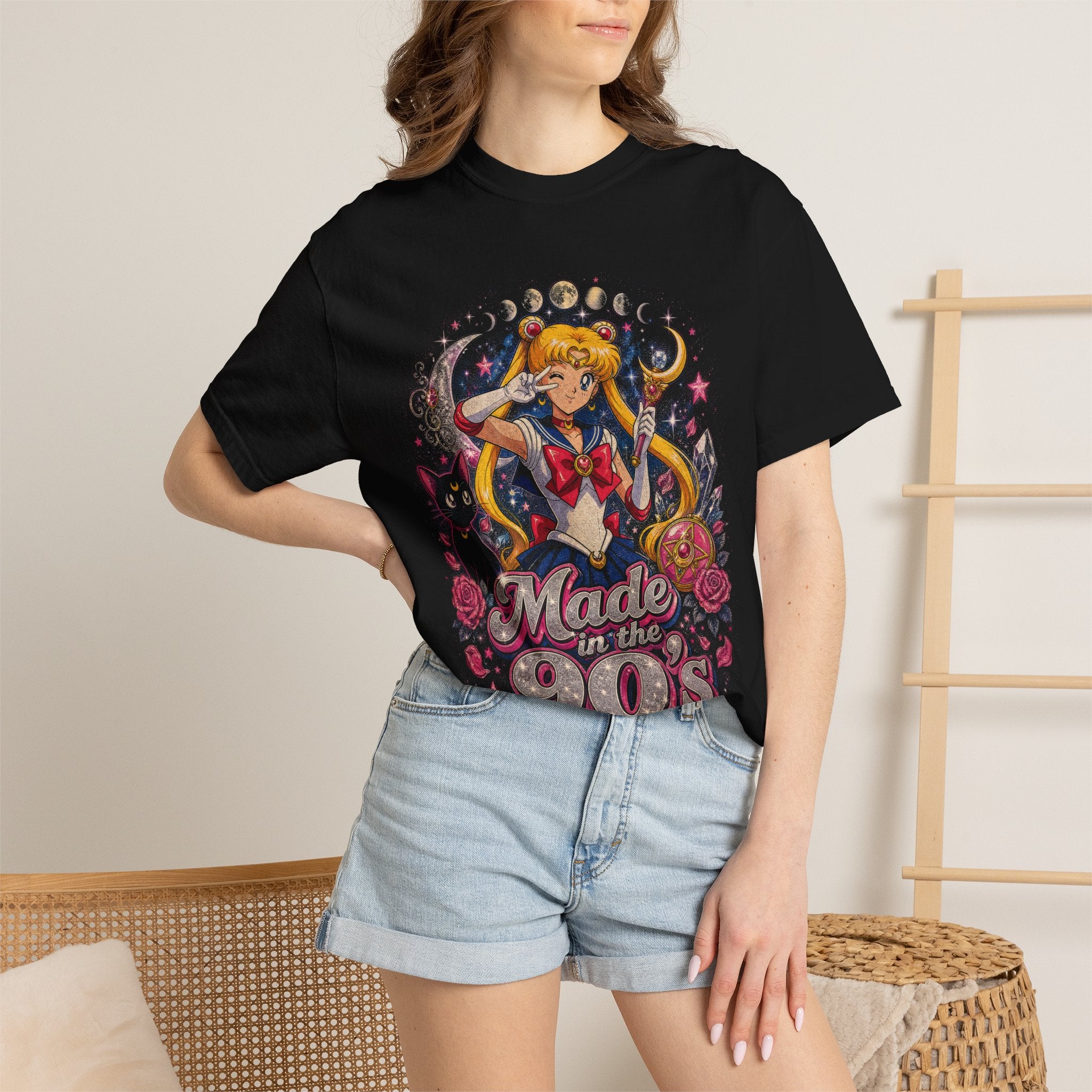 Sailor Moon 90s Retro Anime Comfort Colors T-shirt