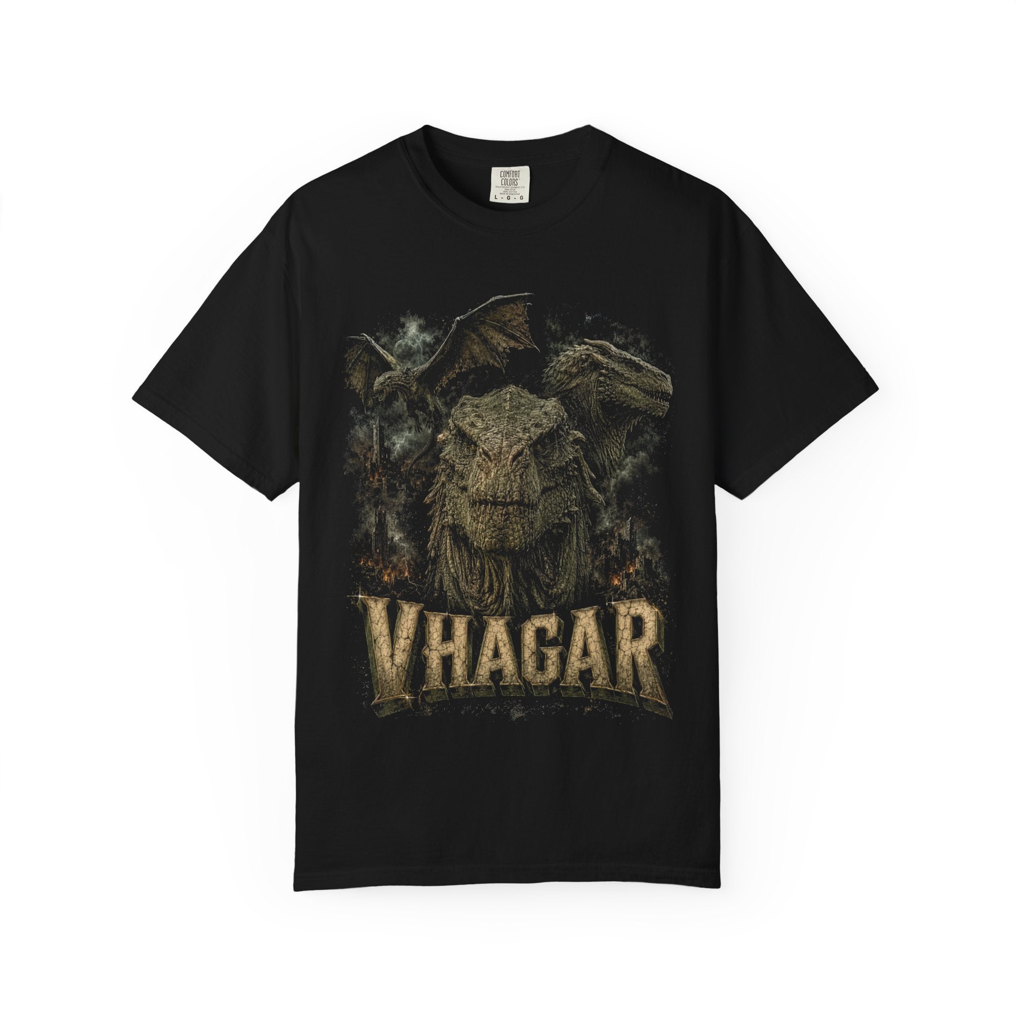 Vhagar Dragon T-Shirt | House of the Dragon Distressed Fantasy Creature Tee