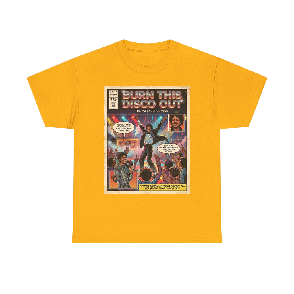 MJ Burn This Disco Out Comic Tee