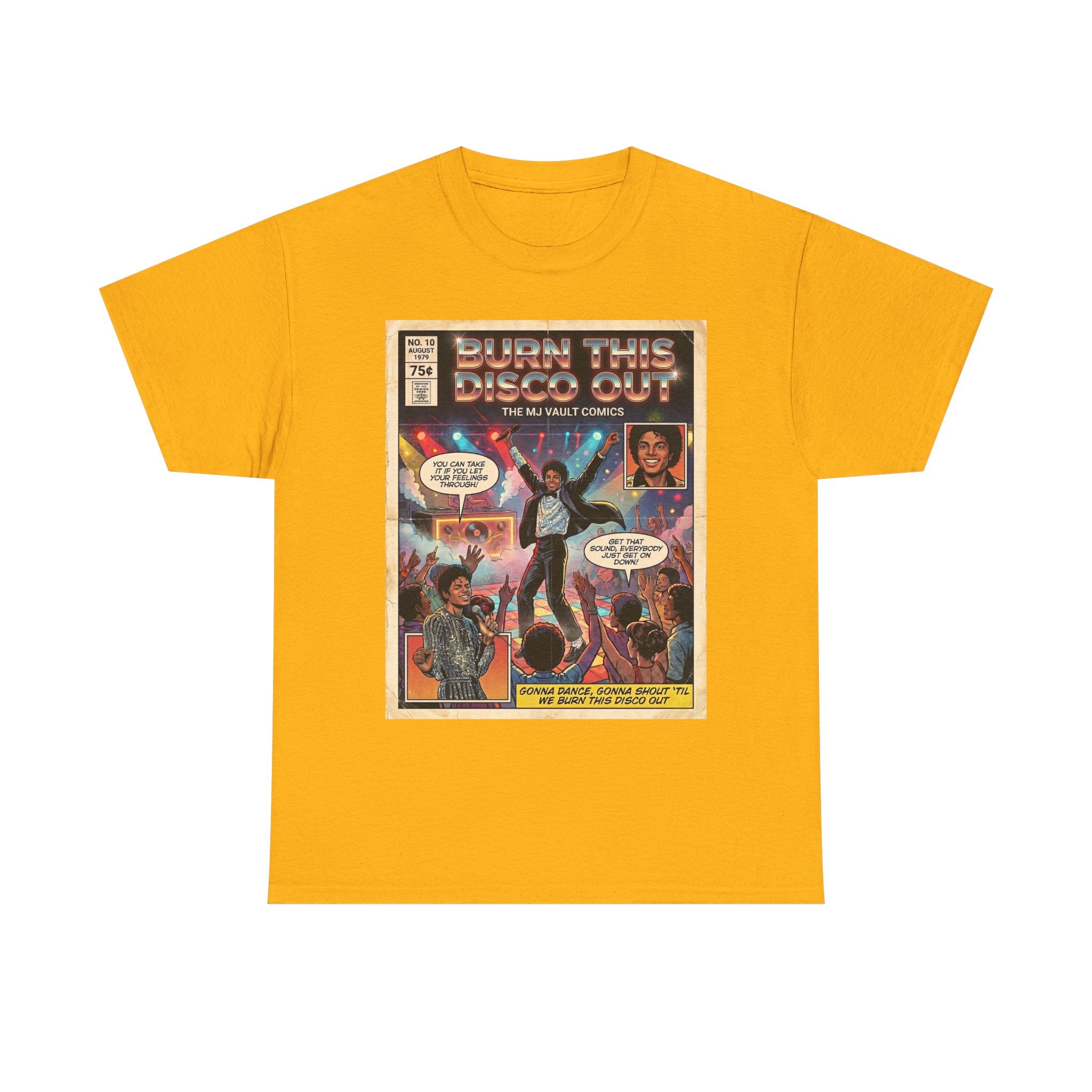 MJ Burn This Disco Out Comic Tee