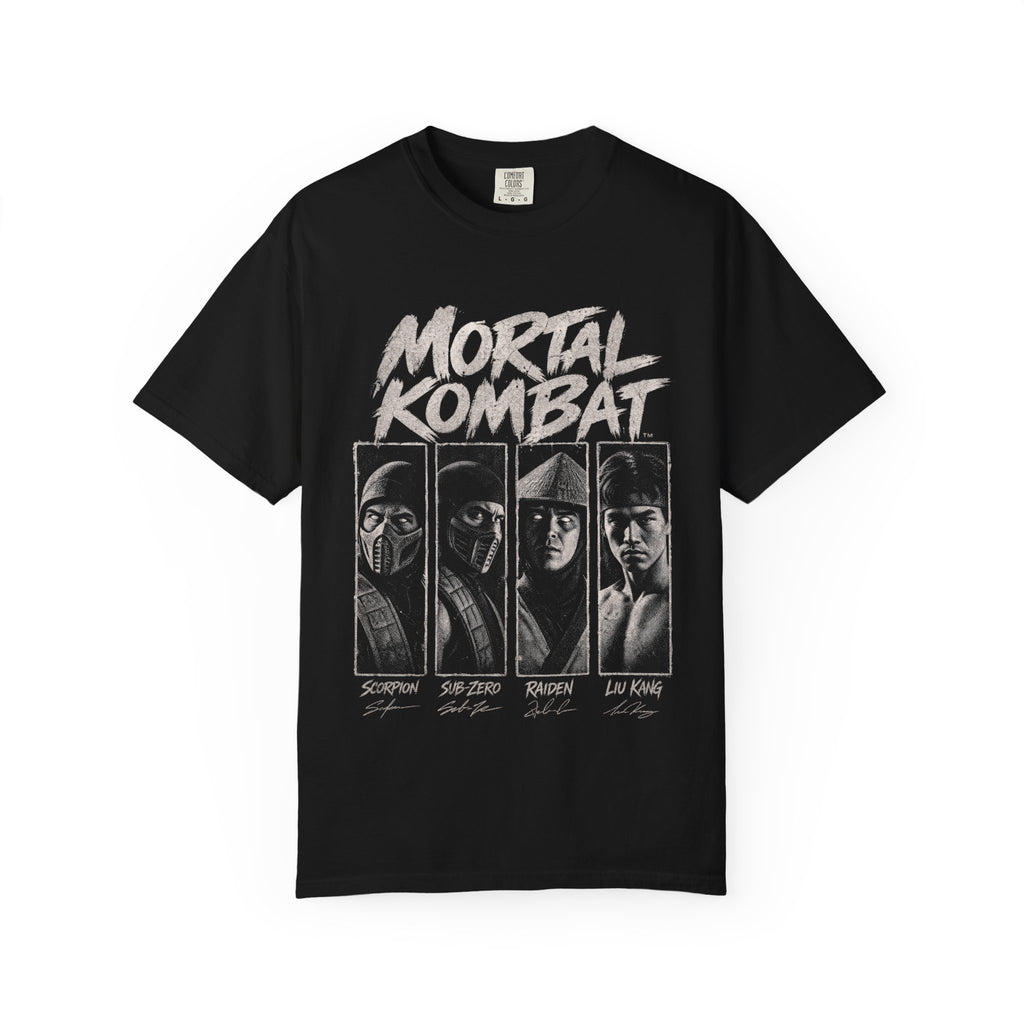 Mortal Kombat Characters Halftone Gaming Unisex T-Shirt