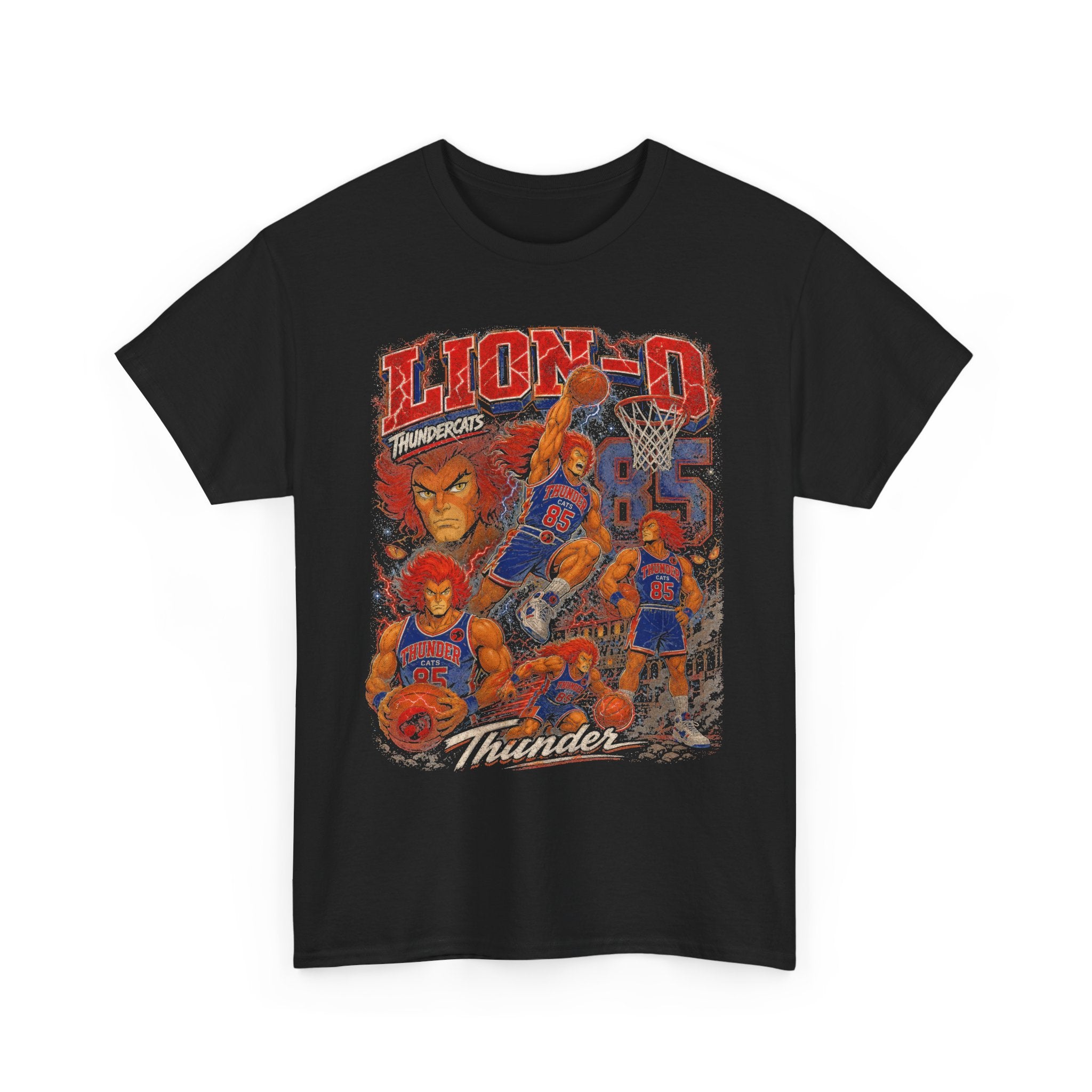 Lion-O Thundercats Basketball Tee | Vintage Bootleg 80s Cartoon Shirt