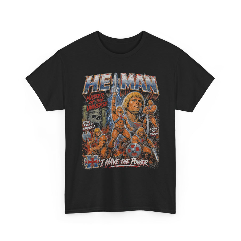 He-Man Masters of the Universe Graphic Tee | Vintage Bootleg Comic Art Shirt