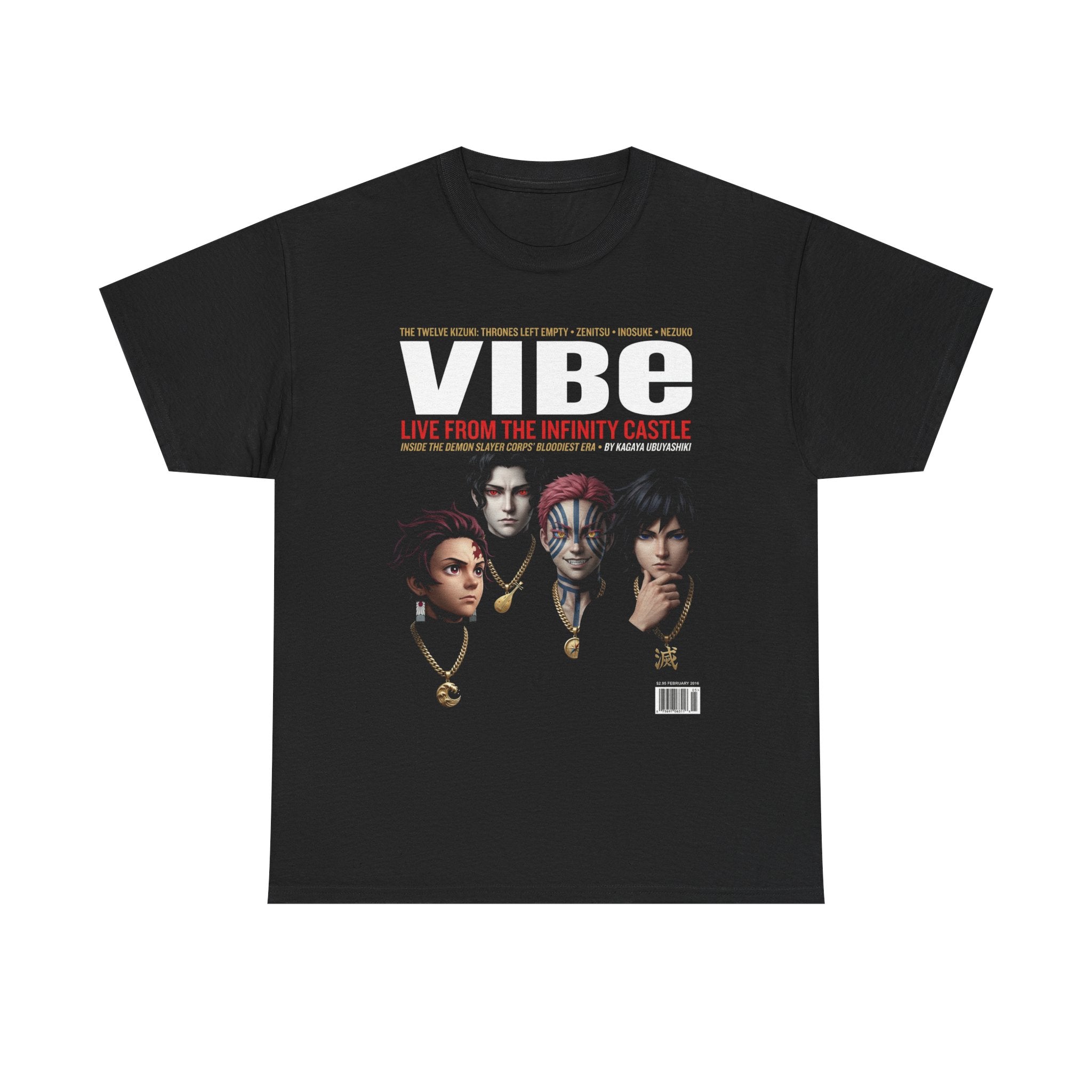 Demon Slayer Vibe Magazine Tee | Anime Hip Hop Urban T-Shirt