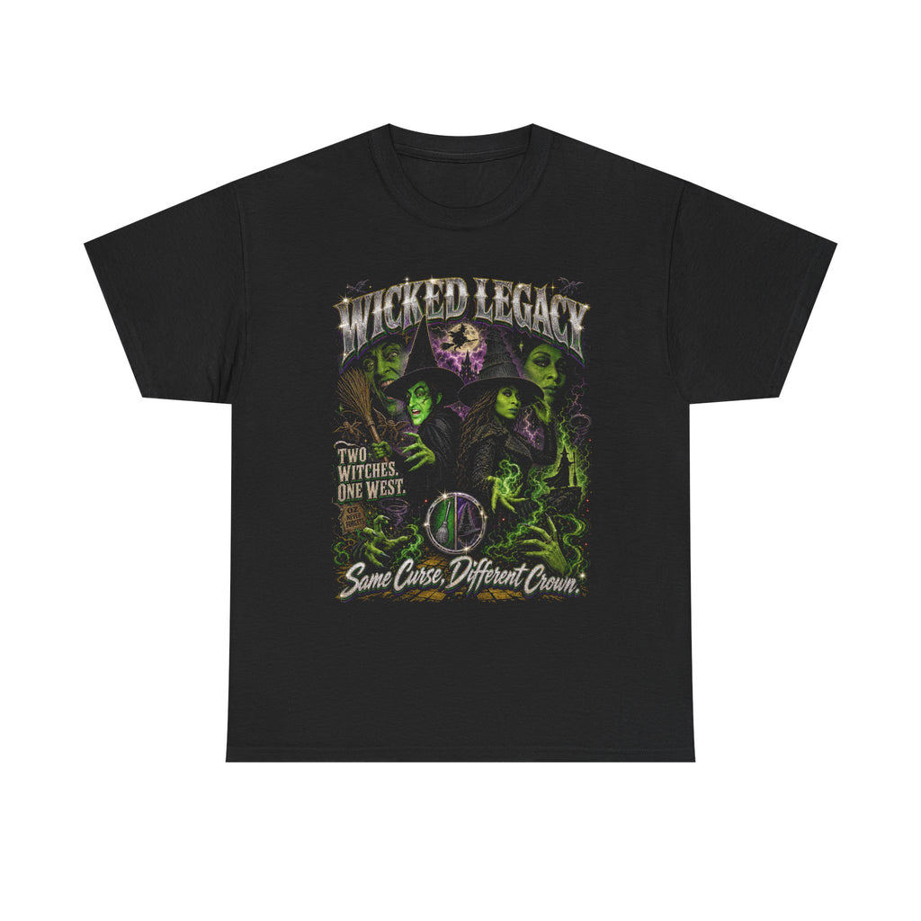 Wicked and Wizard of Oz Mashup Tee, Two Witches Elphaba T-shirt