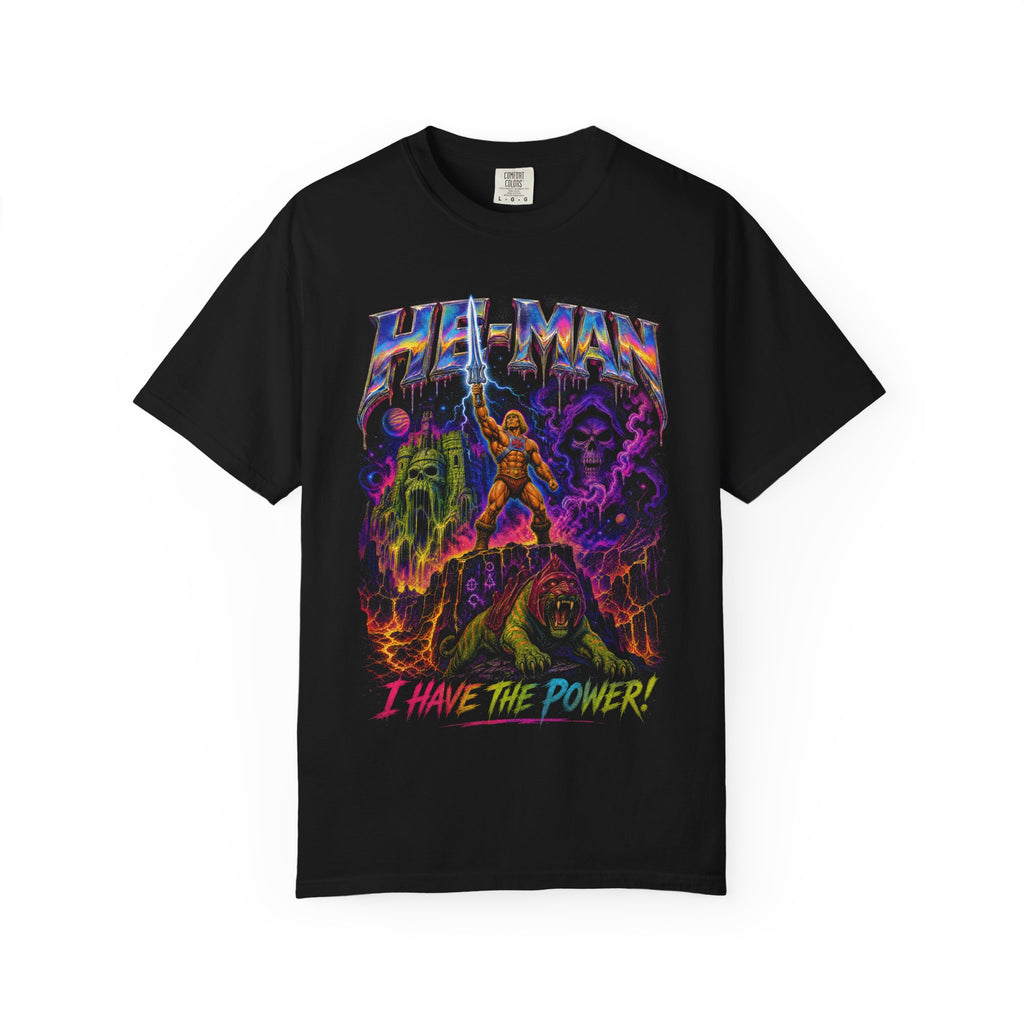 He-Man I Have The Power Tee | Psychedelic MOTU Vintage Shirt