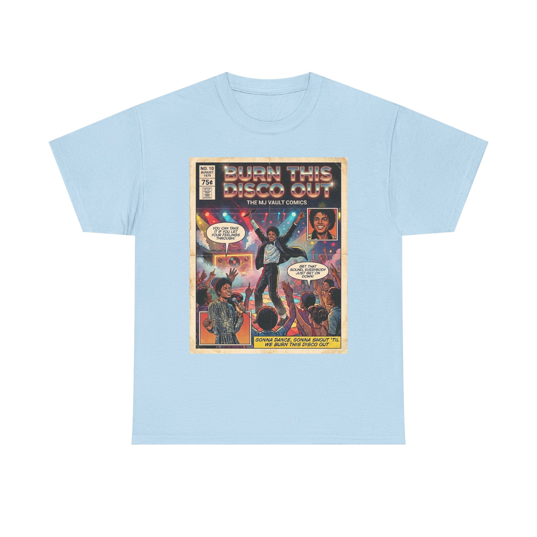 MJ Burn This Disco Out Comic Tee