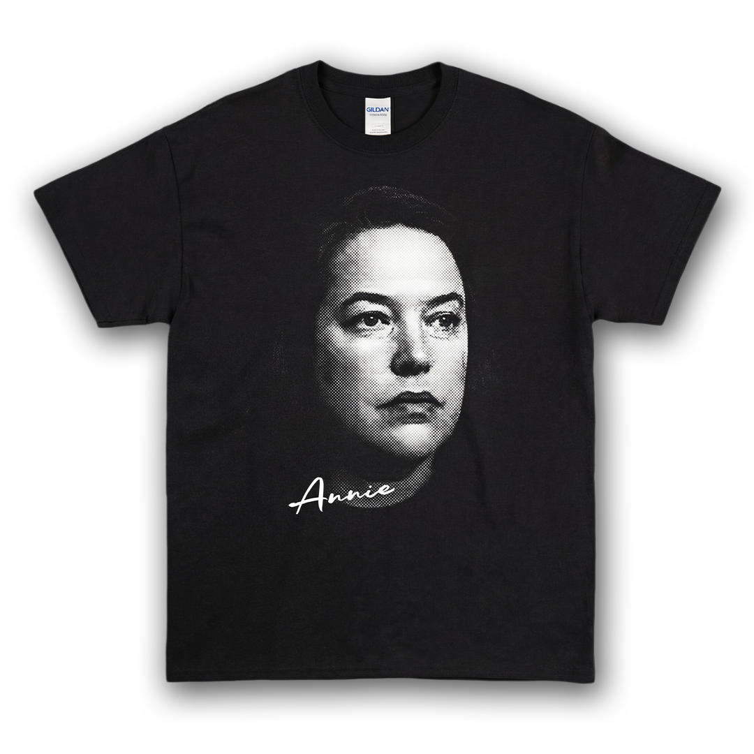Annie Wilkes Shirt, Halftone Portrait Tee, Misery Villain Gift