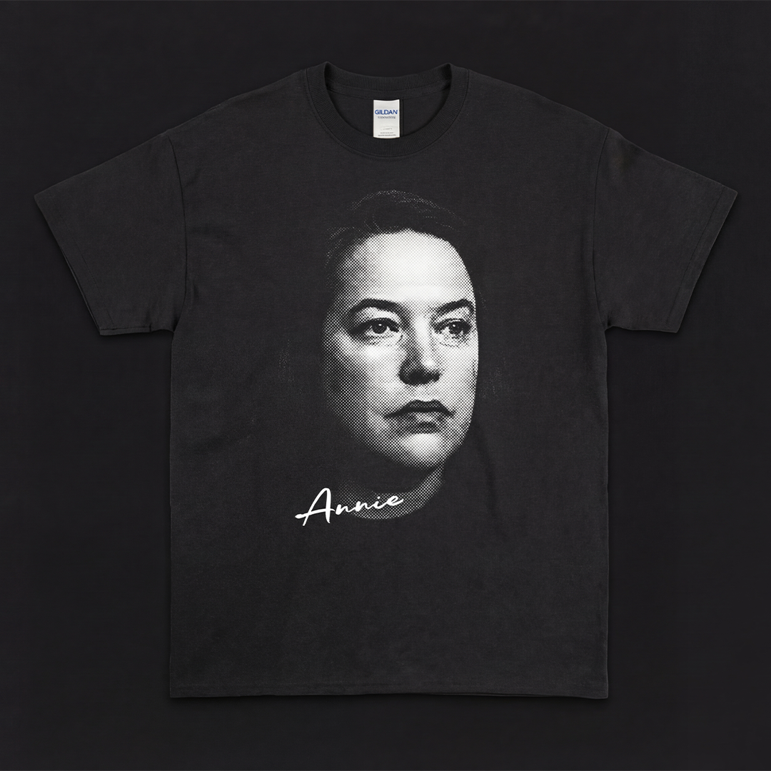 Annie Wilkes Shirt, Halftone Portrait Tee, Misery Villain Gift