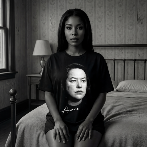 Annie Wilkes Shirt, Halftone Portrait Tee, Misery Villain Gift