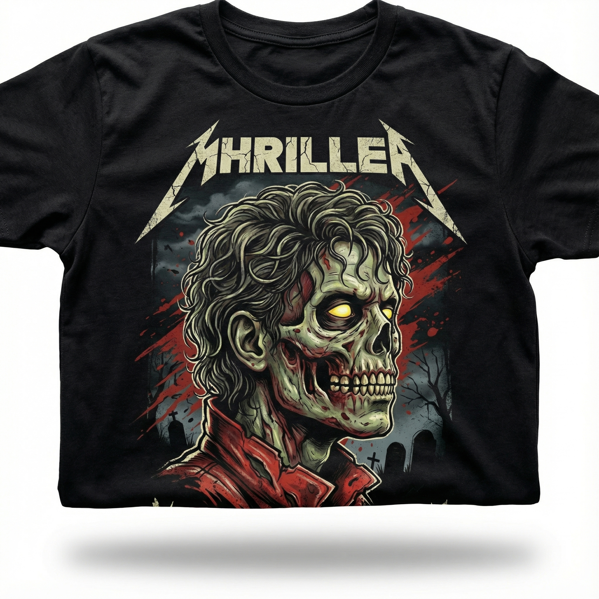Thriller Zombie Michael Jackson Tee - 80s Metal Concert, Halloween Gift