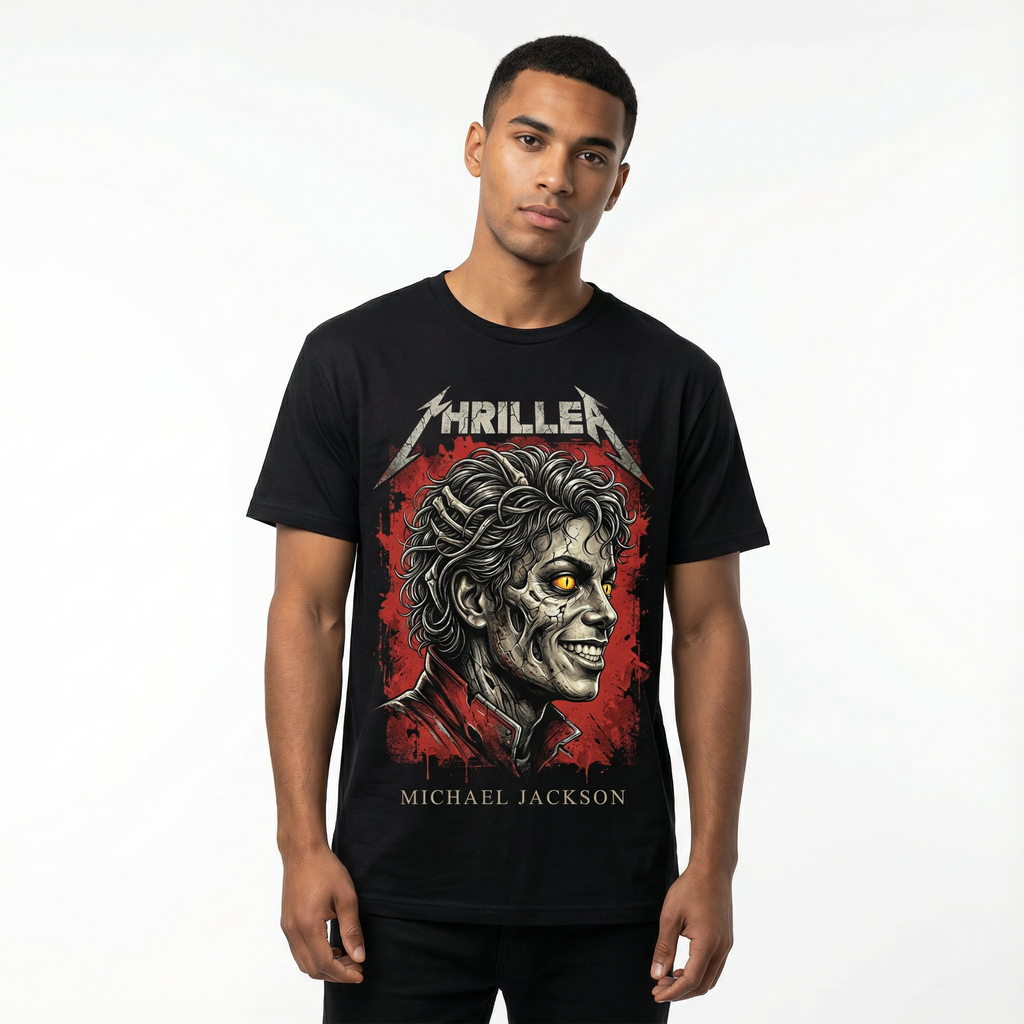 Thriller Zombie 80s Metal Tee