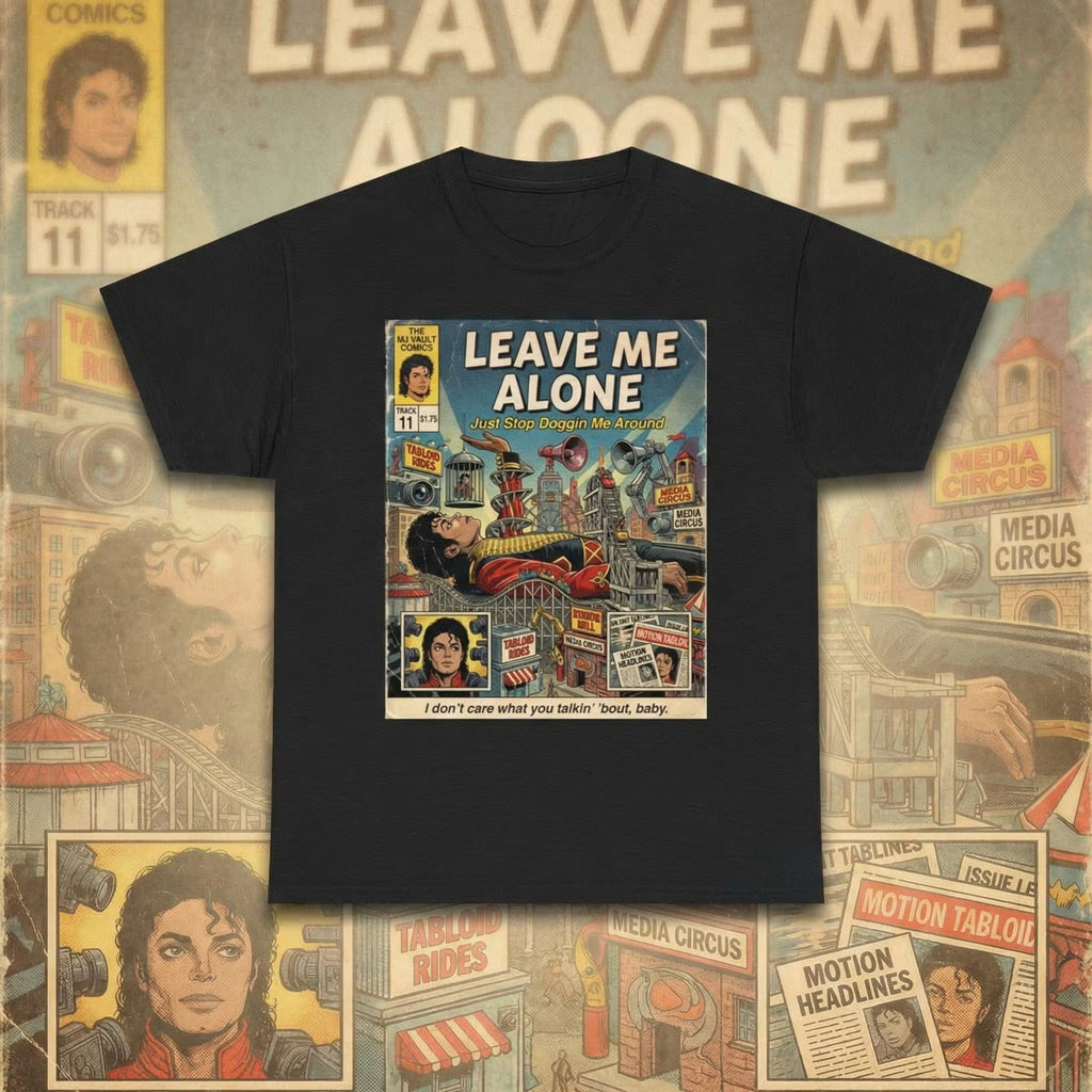 Michael Jackson Leave Me Alone Comic Tee