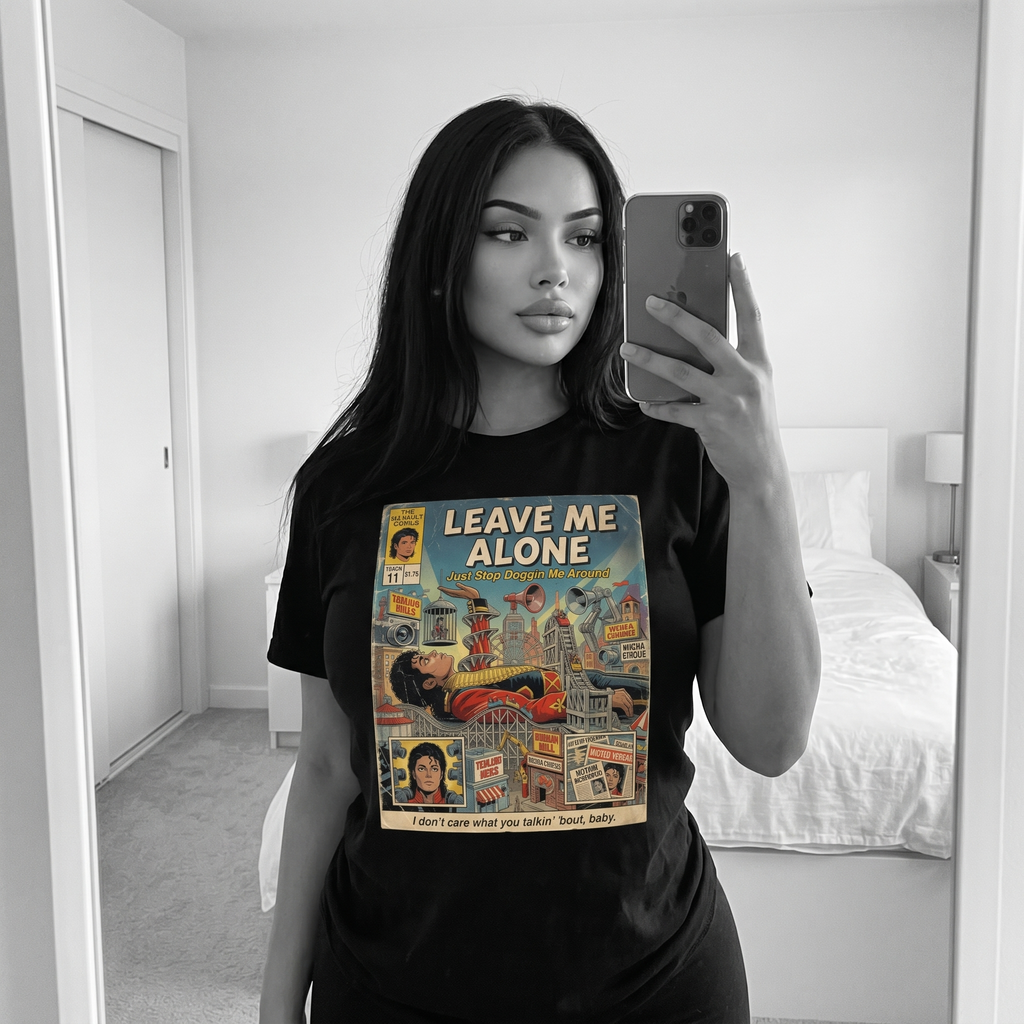 Michael Jackson Leave Me Alone Comic Tee