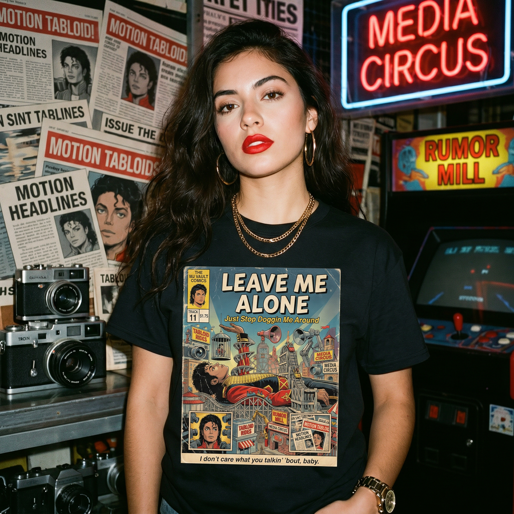 Michael Jackson Leave Me Alone Comic Tee