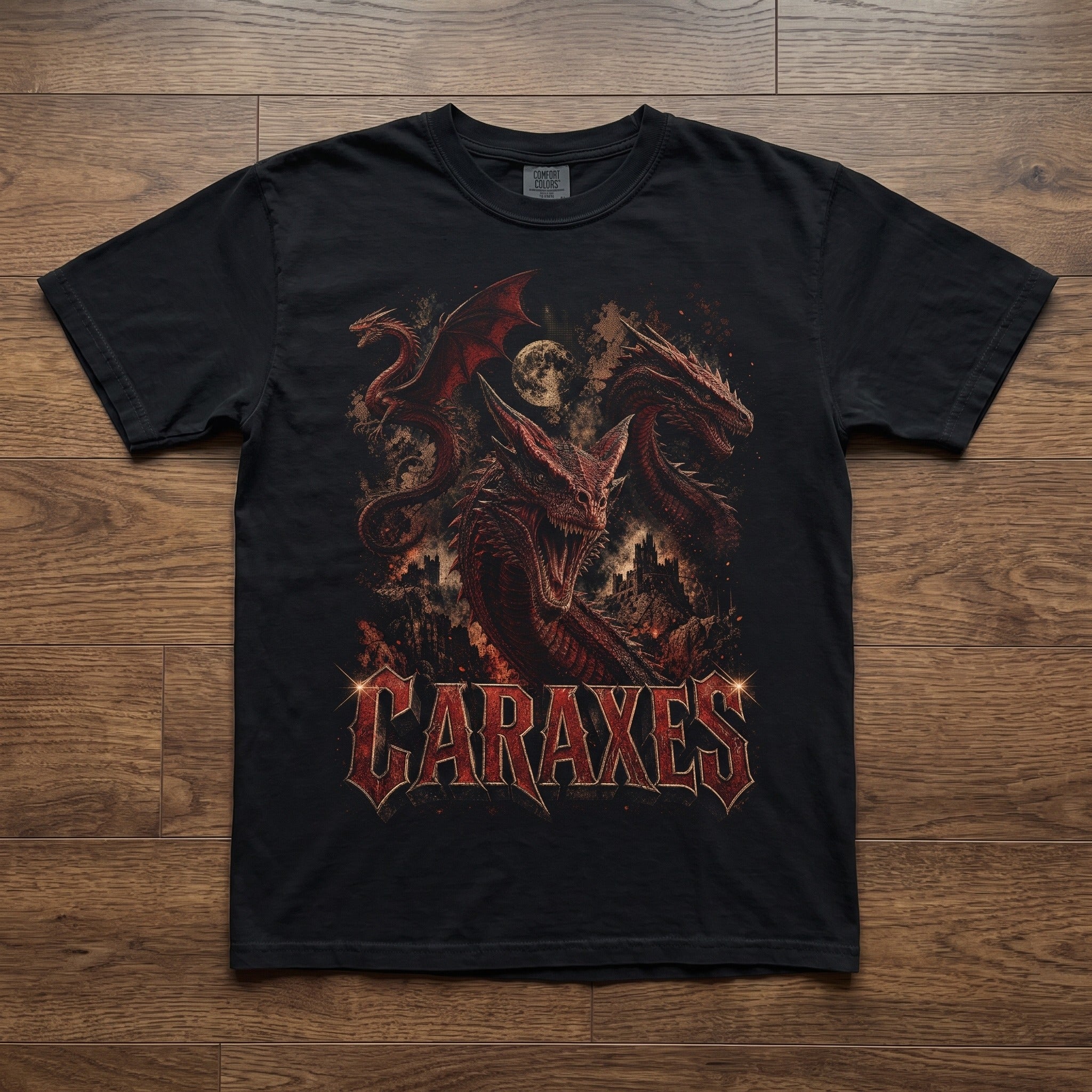 Caraxes Dragon T-Shirt | House of the Dragon Grunge Tee