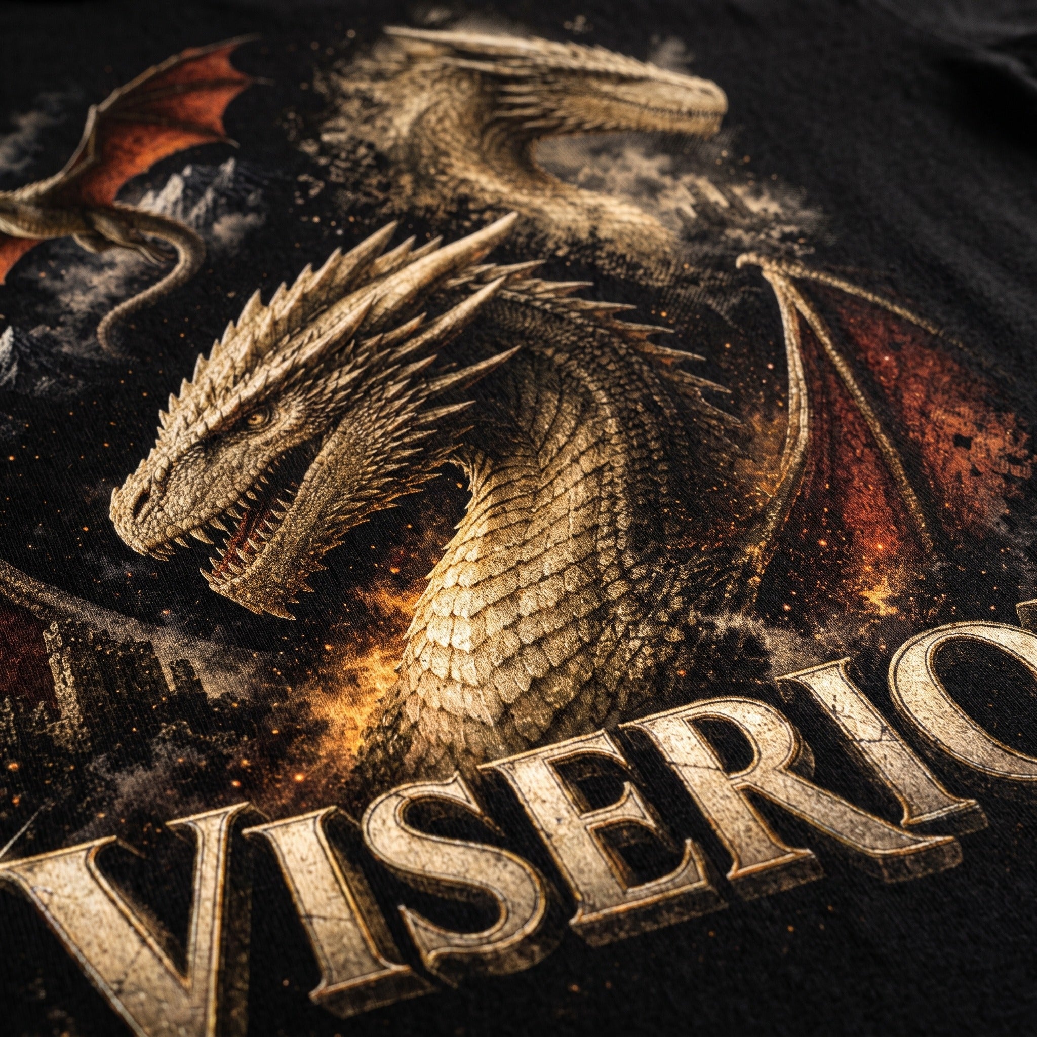 Viserion Dragon T-Shirt | Game of Thrones Art Unisex Tee